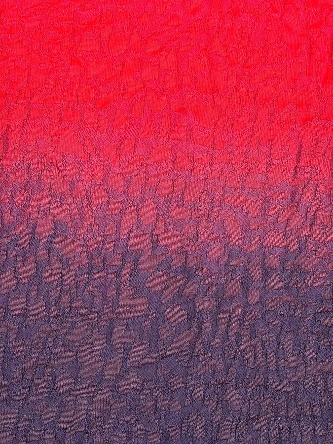 Just Cavalli SS2016 Cavalli Red Black Ombre Wool Gradient Sweater Size US M / EU 48-50 / 2 - 8 Thumbnail