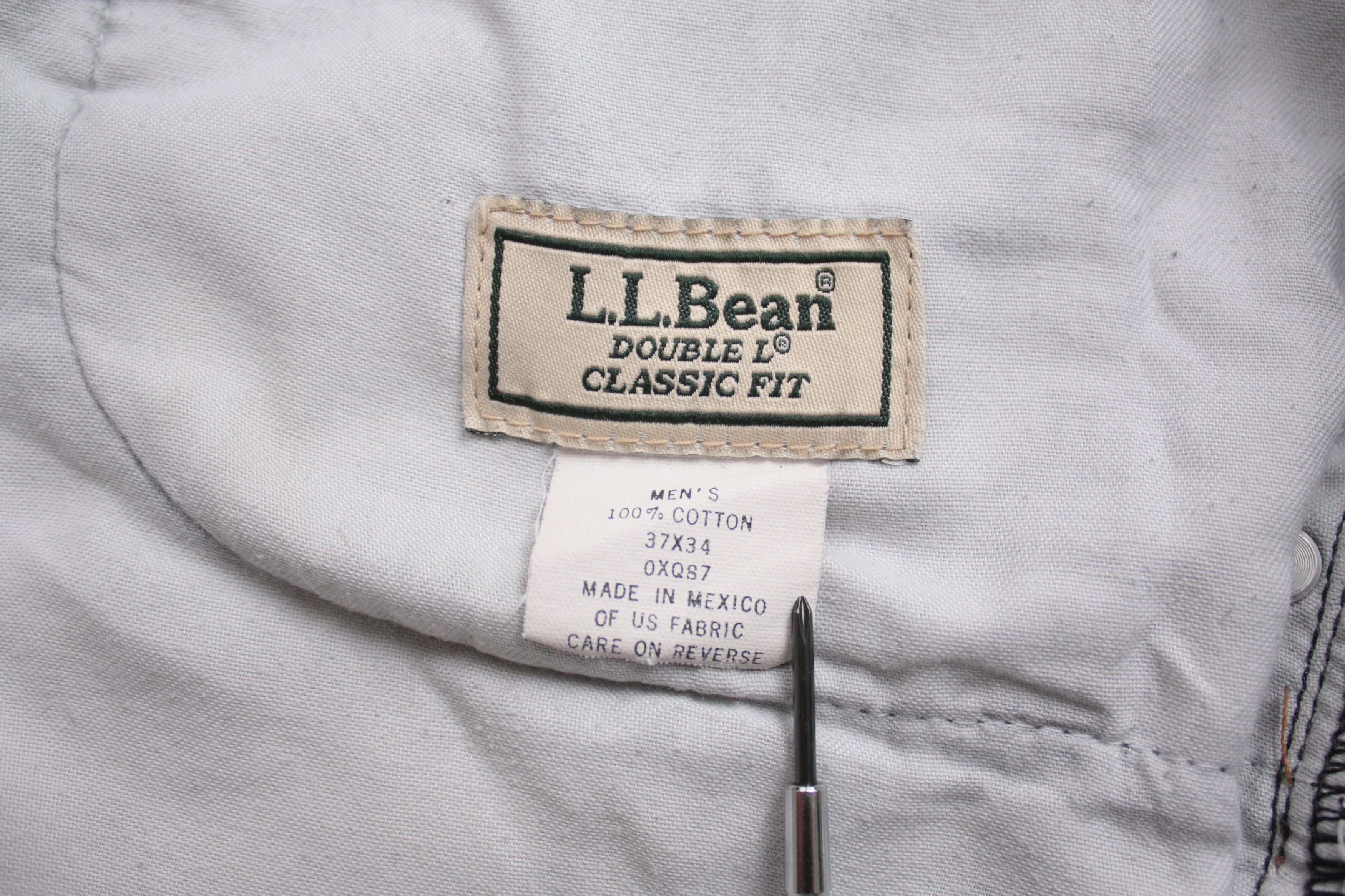 L.L. Bean L.L. Bean Vintage Gray Denim Jeans Size US 35 - 5 Thumbnail