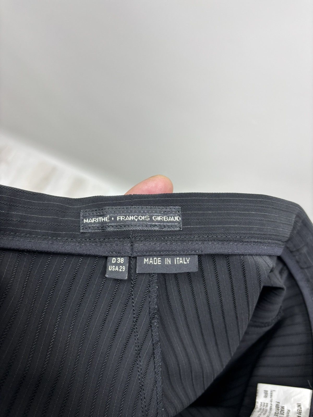 Marithe + Francois Girbaud Womens pants Marithe Francois Girbaud Size 38 Color Black Size 26" / US 2 / IT 38 - 7 Thumbnail