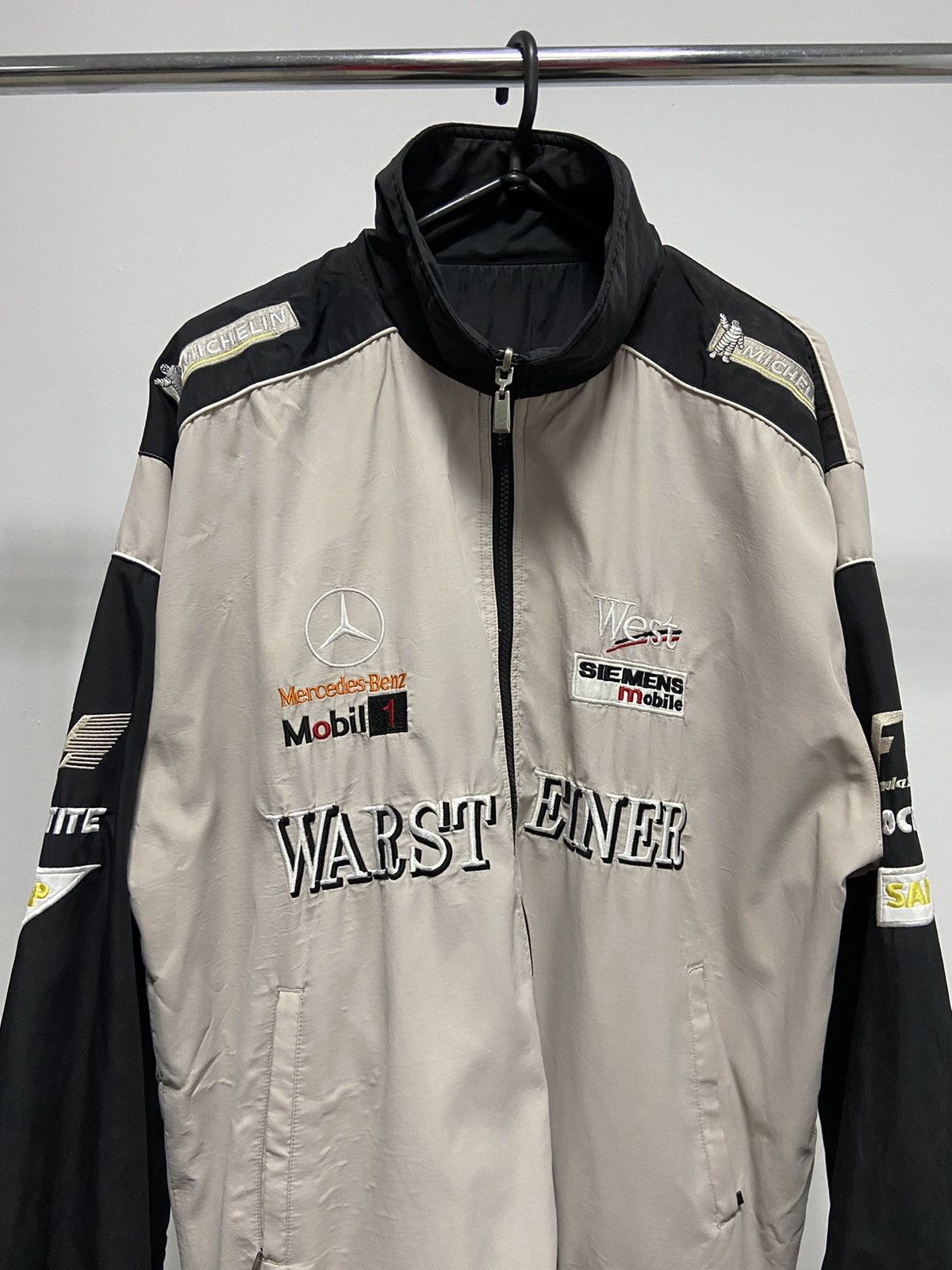 Mercedes-Benz × Vintage Mercedes Benz Racing Jacket Big Logo Formula 1 doubleside Size US XXL / EU 58 / 5 - 5 Thumbnail