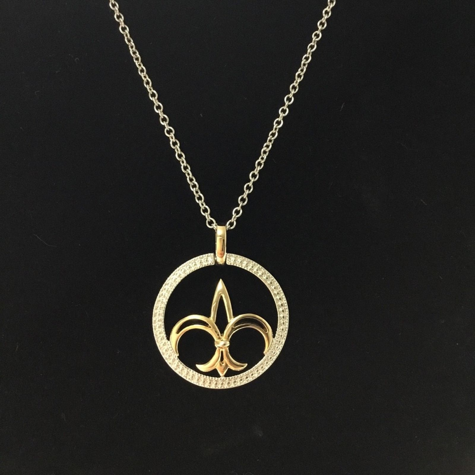 Other Sterling Silver Crystal Rocket Necklace Size ONE SIZE - 1 Thumbnail