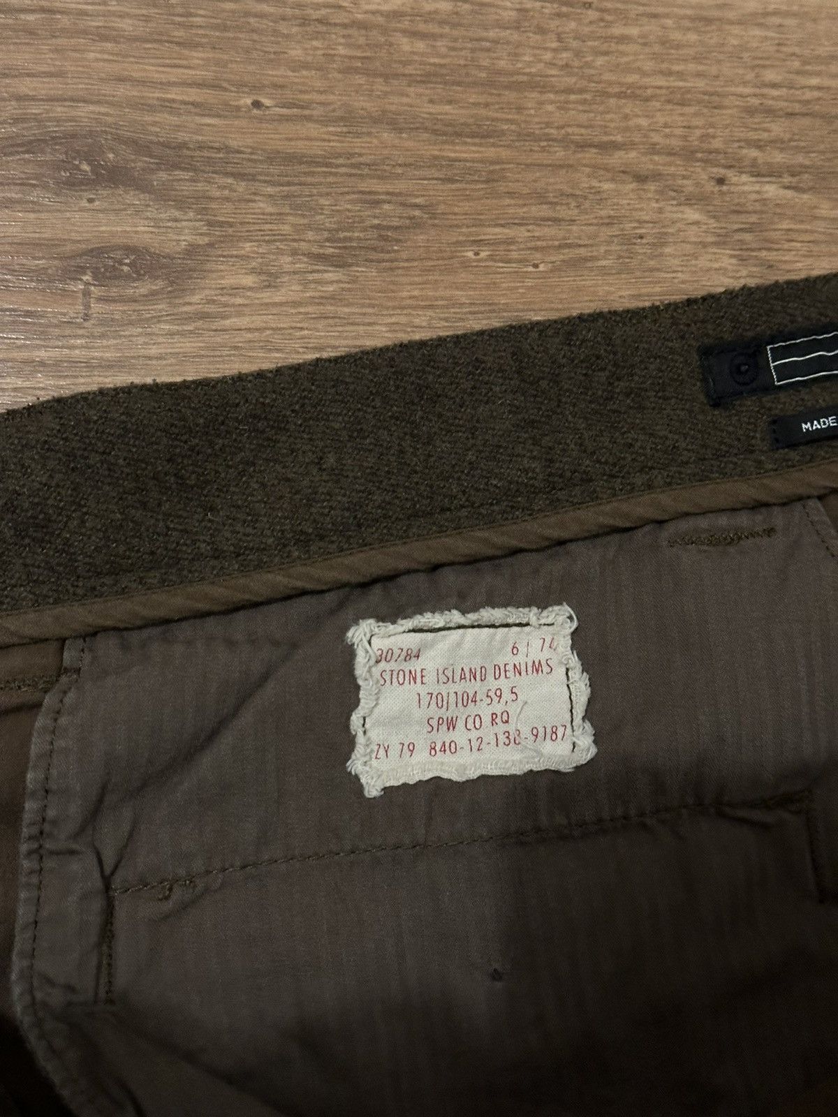 Stone Island × Vintage Stone Island Denims A/W 2008 trousers Size US 34 / EU 50 - 9 Thumbnail