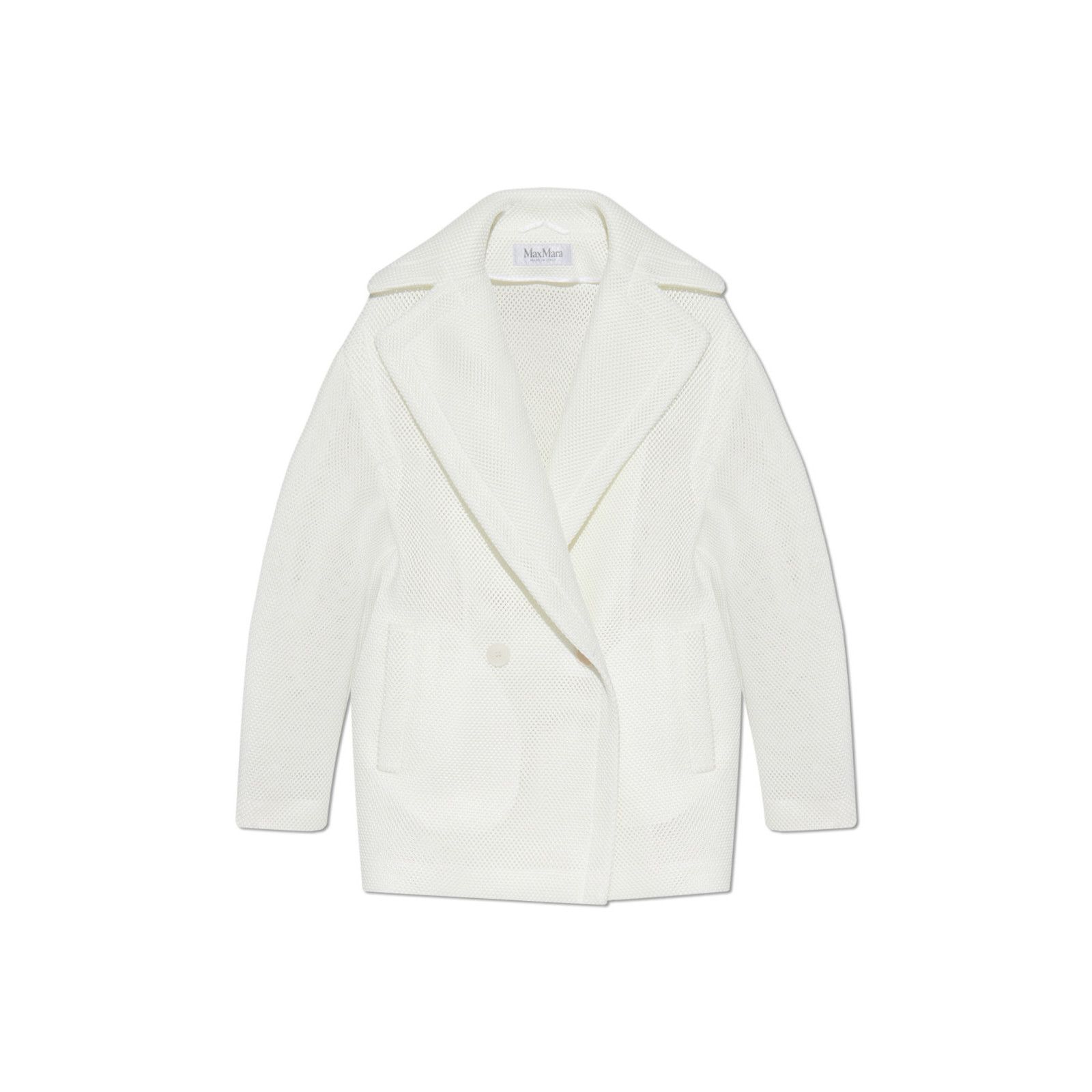 Max Mara MAX MARA Diorama Teddy Bear Icon White Coat New & Authentic Size S / US 4 / IT 40 - 1 Thumbnail