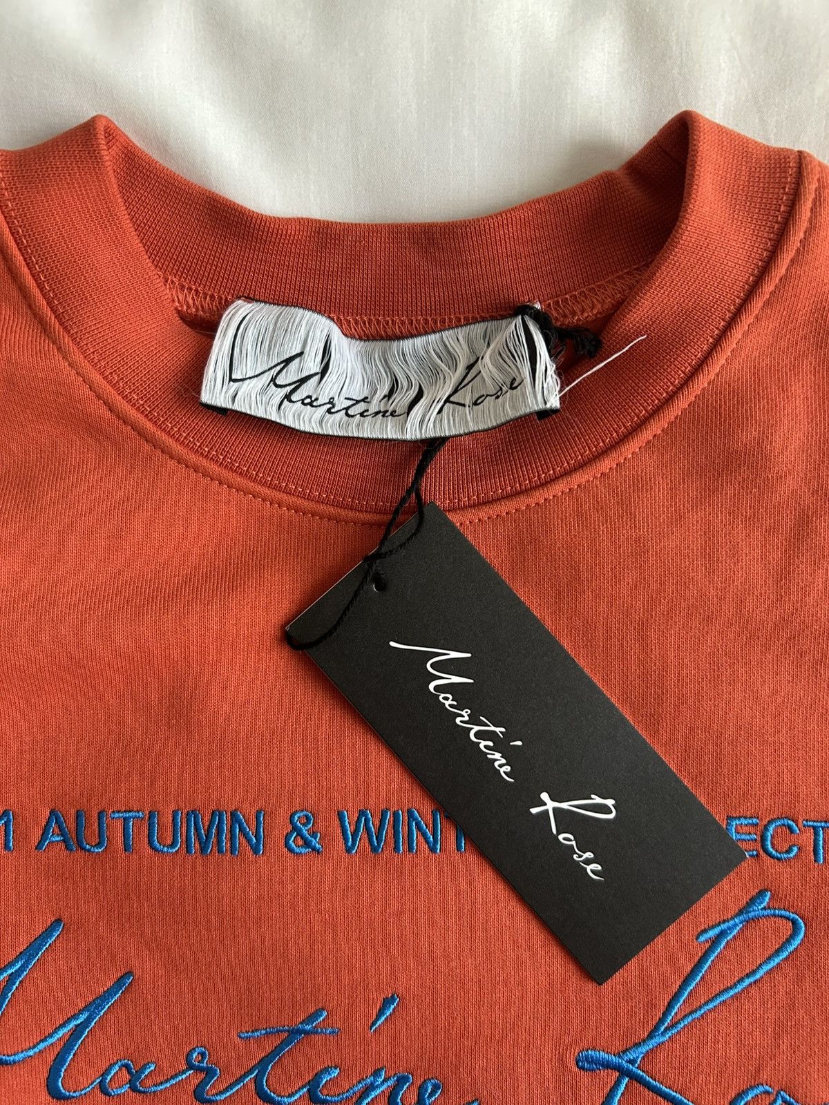 Martine Rose Martin Rose Classic Crewneck Orange Portugal Size US M / EU 48-50 / 2 - 4 Thumbnail
