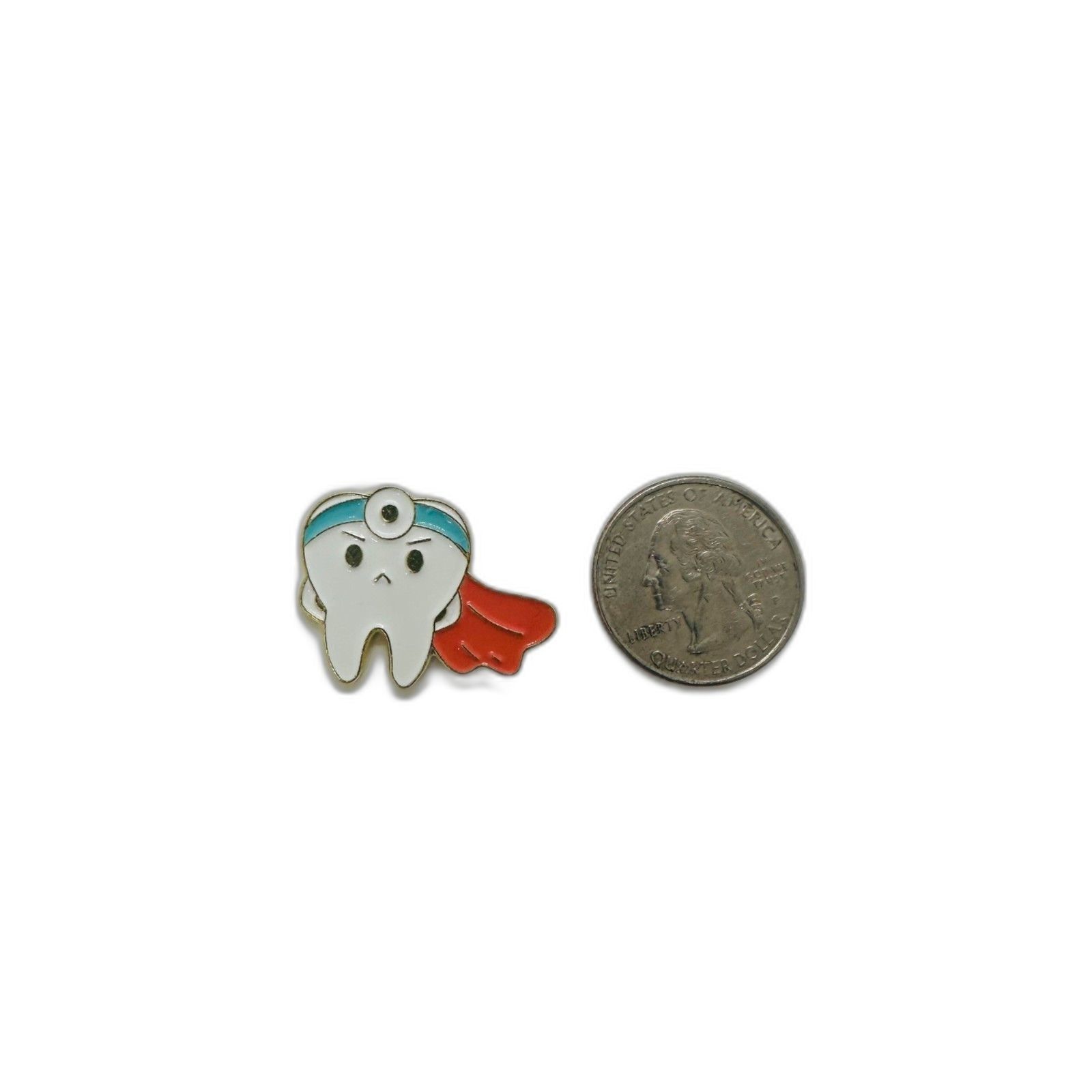 Other Superhero Dentist Tooth Enamel Pin Broch Badge Tooth Dental Size ONE SIZE - 5 Thumbnail