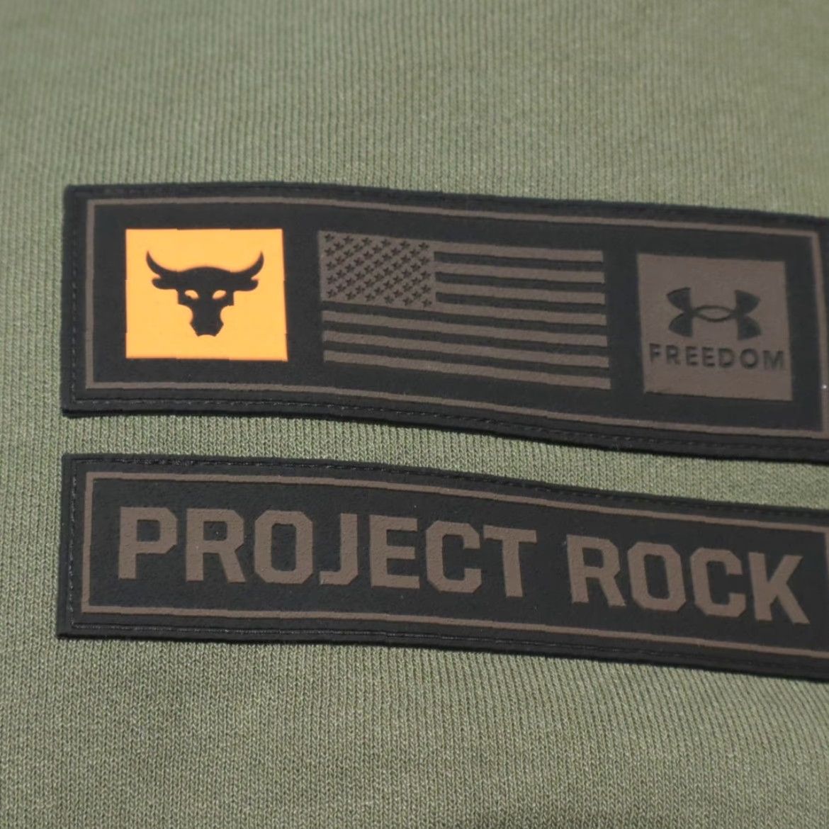 Under Armour Under Armour Project Rock Veteran's Day Hoodie Green Men's XL Shirt Size US XL / EU 56 / 4 - 6 Thumbnail