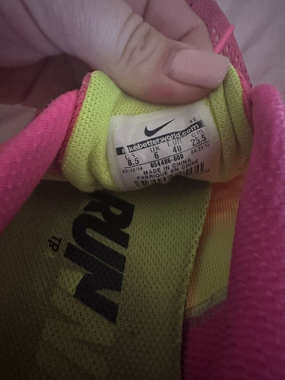 Nike Nike Women’s Pink Zoom Workout Running Shoes Size 8.5 Size US 8.5 / IT 38.5 - 6 Thumbnail