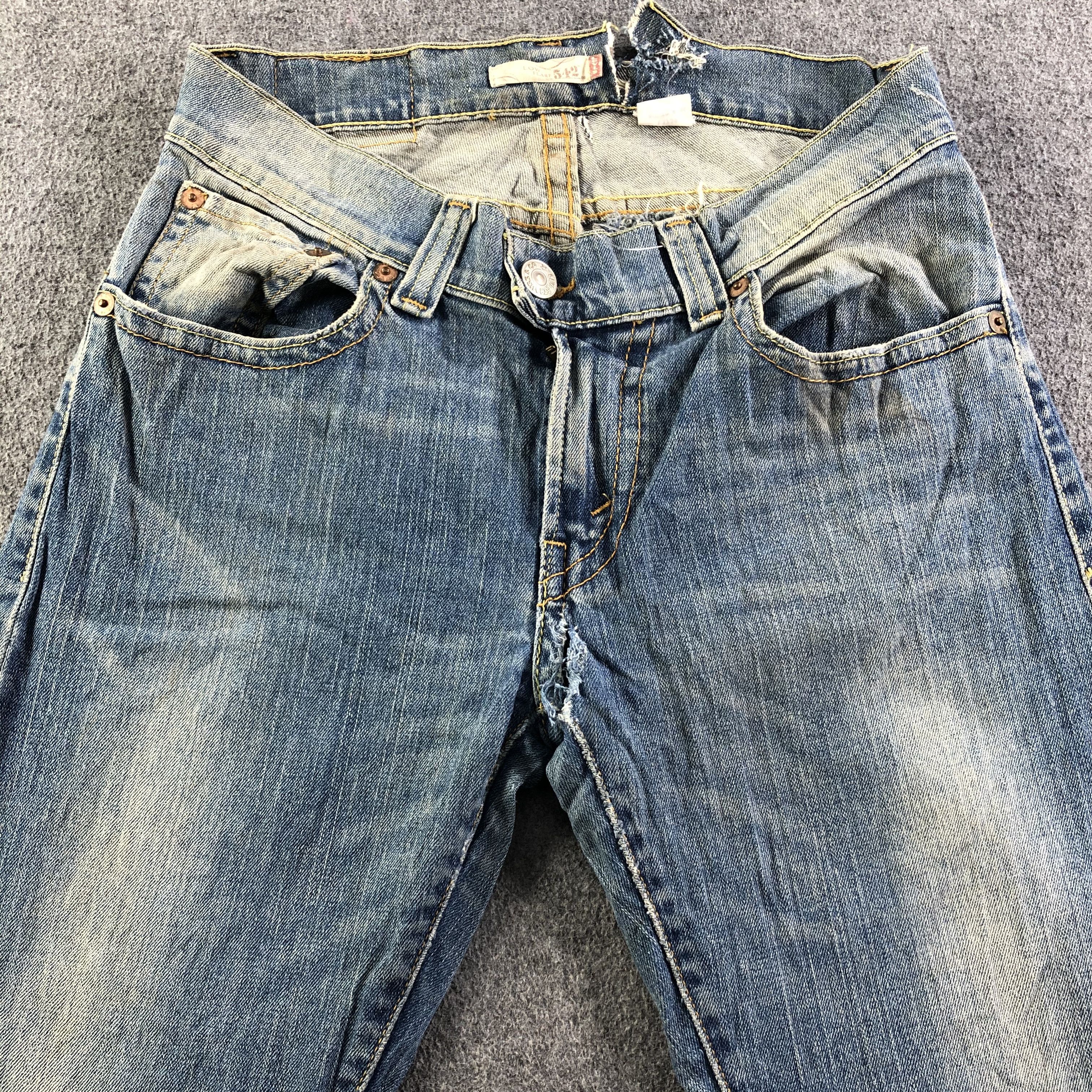 Levi's Vintage Blue Wash Levis 542 Jeans-J3326 Size US 33 - 3 Thumbnail
