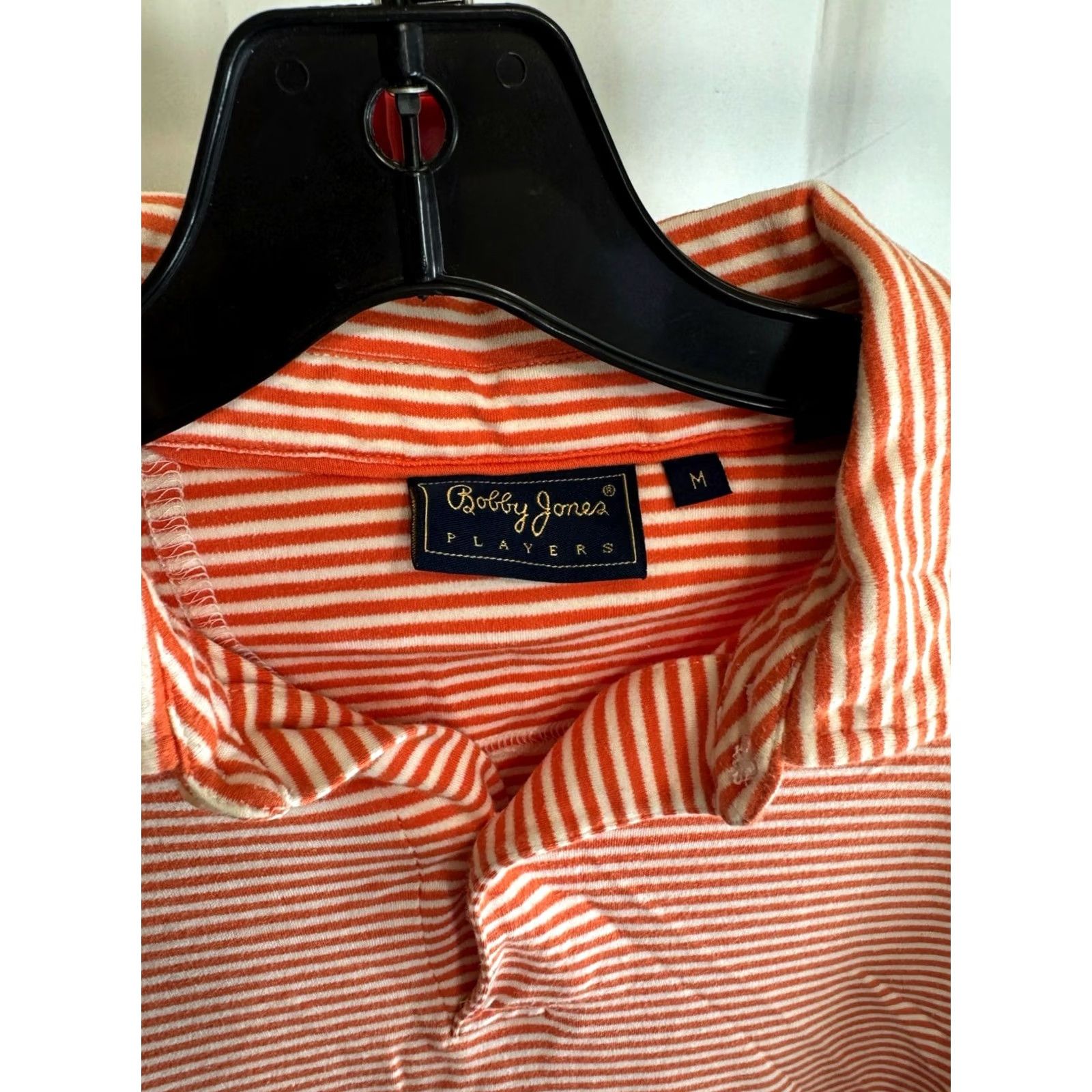 Mango Bobby Jones Mango Stripe POLO SHIRT Medium M Mens Size US M / EU 48-50 / 2 - 4 Thumbnail