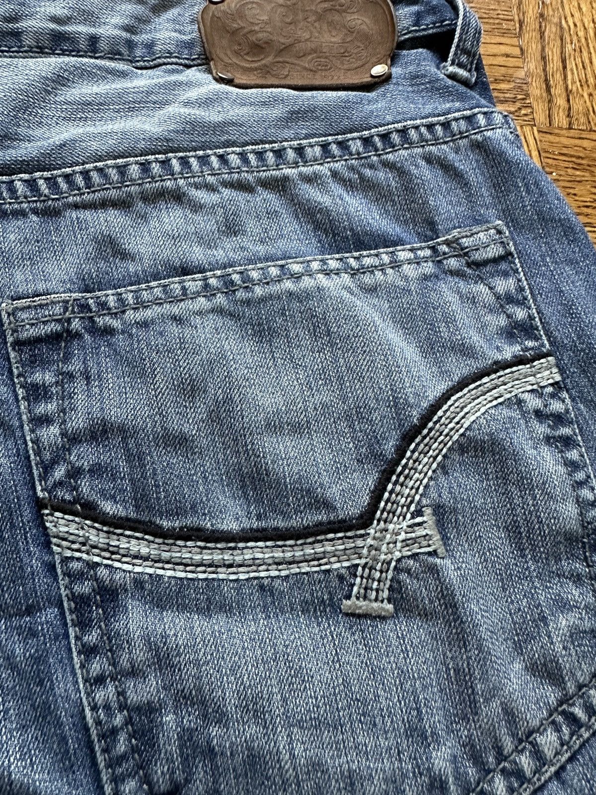 Ecko Unltd. Vintage Y2K Ecko Unltd. Baggy Wide Leg Denim Shorts Size US 36 / EU 52 - 4 Thumbnail