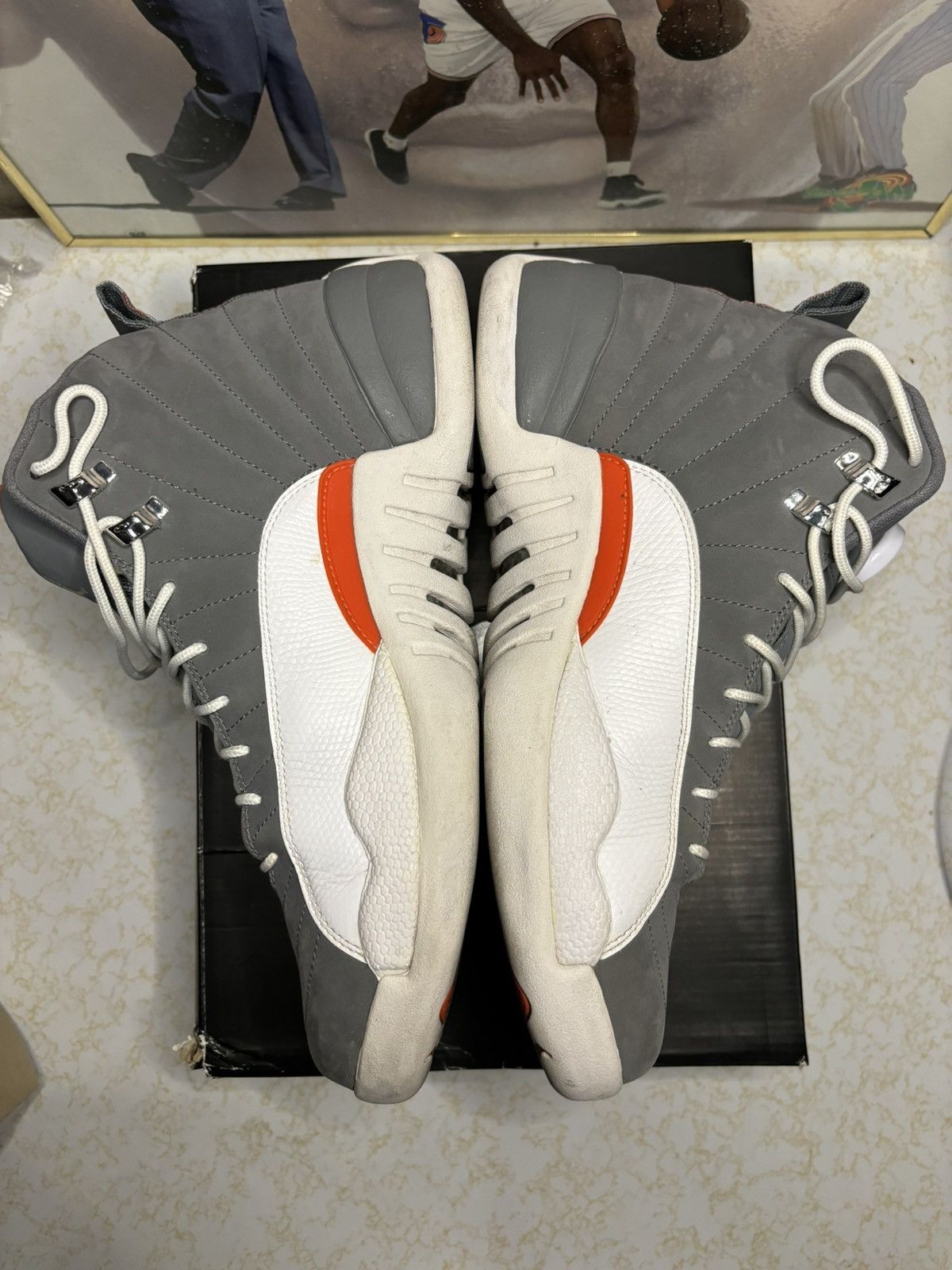 Jordan Brand Air Jordan 12 Retro Cool Grey 2012 Size US 11 / EU 44 - 3 Thumbnail
