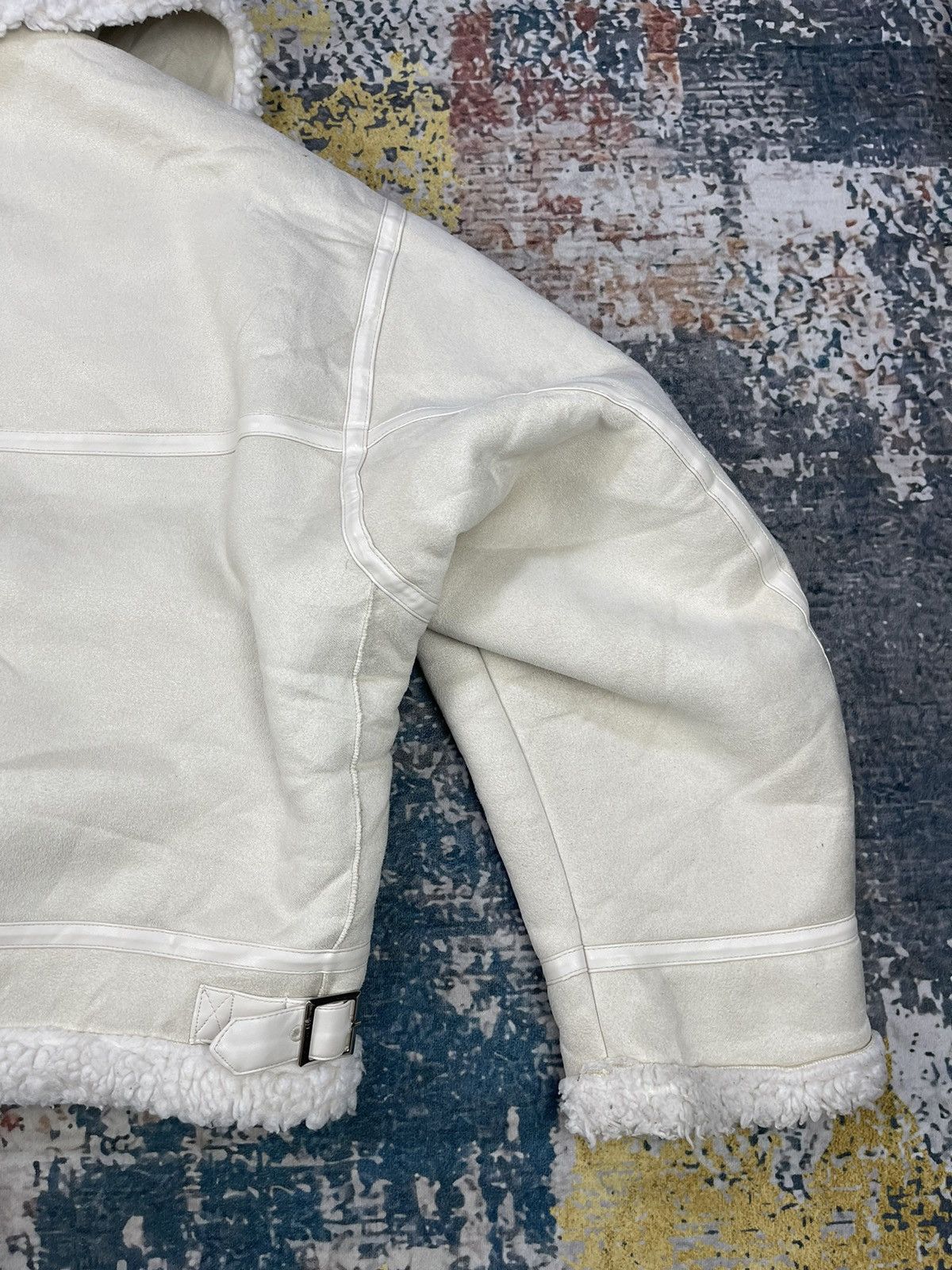 Japanese Brand Mercuryduo AW Faux Shearling Big Collar Bomber Jacket Size M / US 6-8 / IT 42-44 - 9 Thumbnail