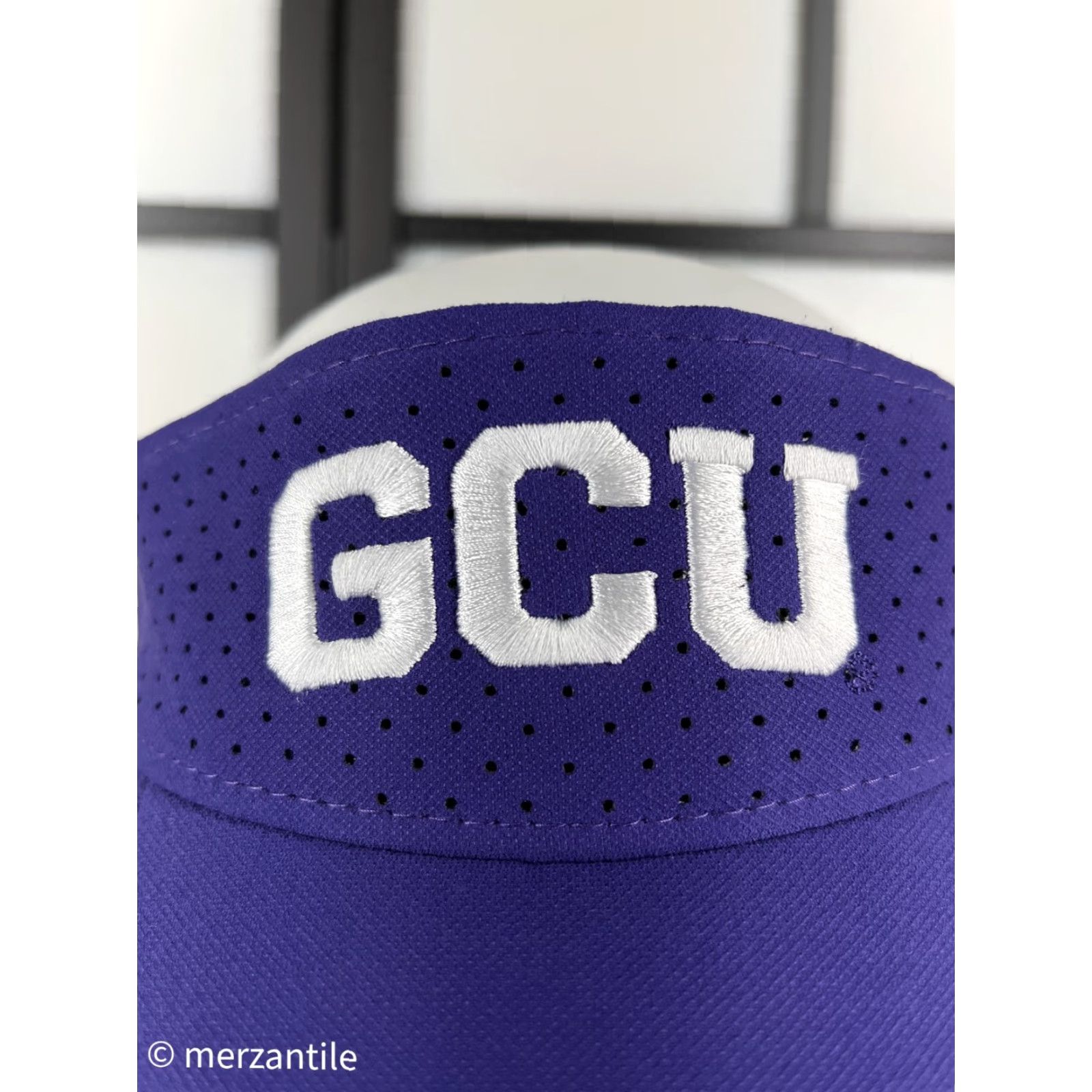 Nike Nike Visor Hat Adult One Size Purple Dri-Fit Aerobill G Grand Canyon University Logo/University Size ONE SIZE - 2 Thumbnail