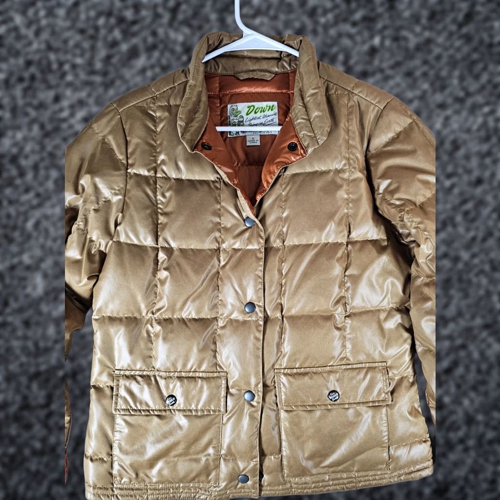 Eddie Bauer Eddie Bauer EB 550 Lightweight Premium Goose Down Insulated Puffer Jacket Size S Gold Mens Jacket Size US S / EU 44-46 / 1 - 1 Thumbnail