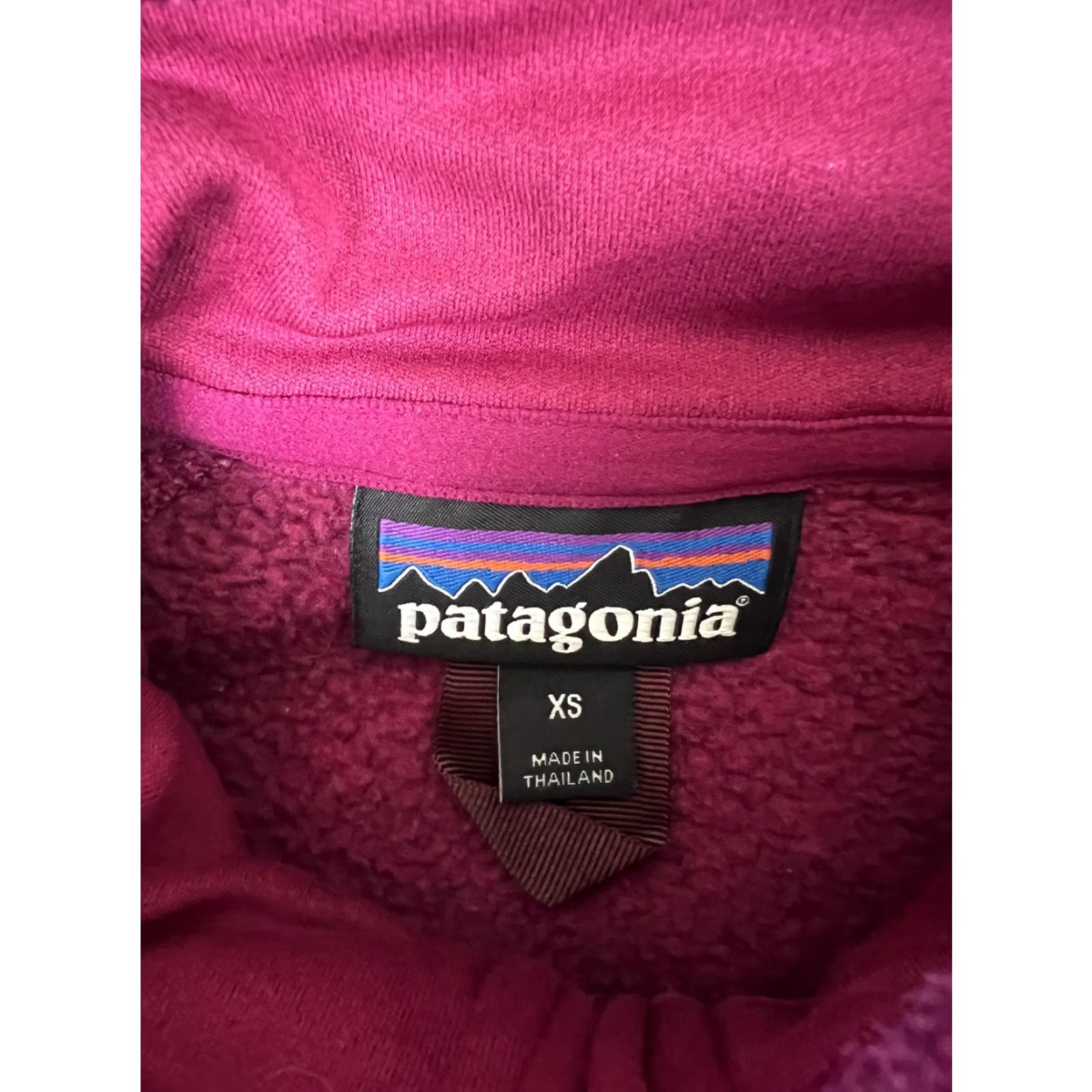 Patagonia Patagonia Better Sweater Fleece Pullover Womens XS Pink 1/4 Zip Mock Neck Pullover Pocket Raglan Sleeve Winter Casual Regular Knit" Size XS / US 0-2 / IT 36-38 - 5 Thumbnail