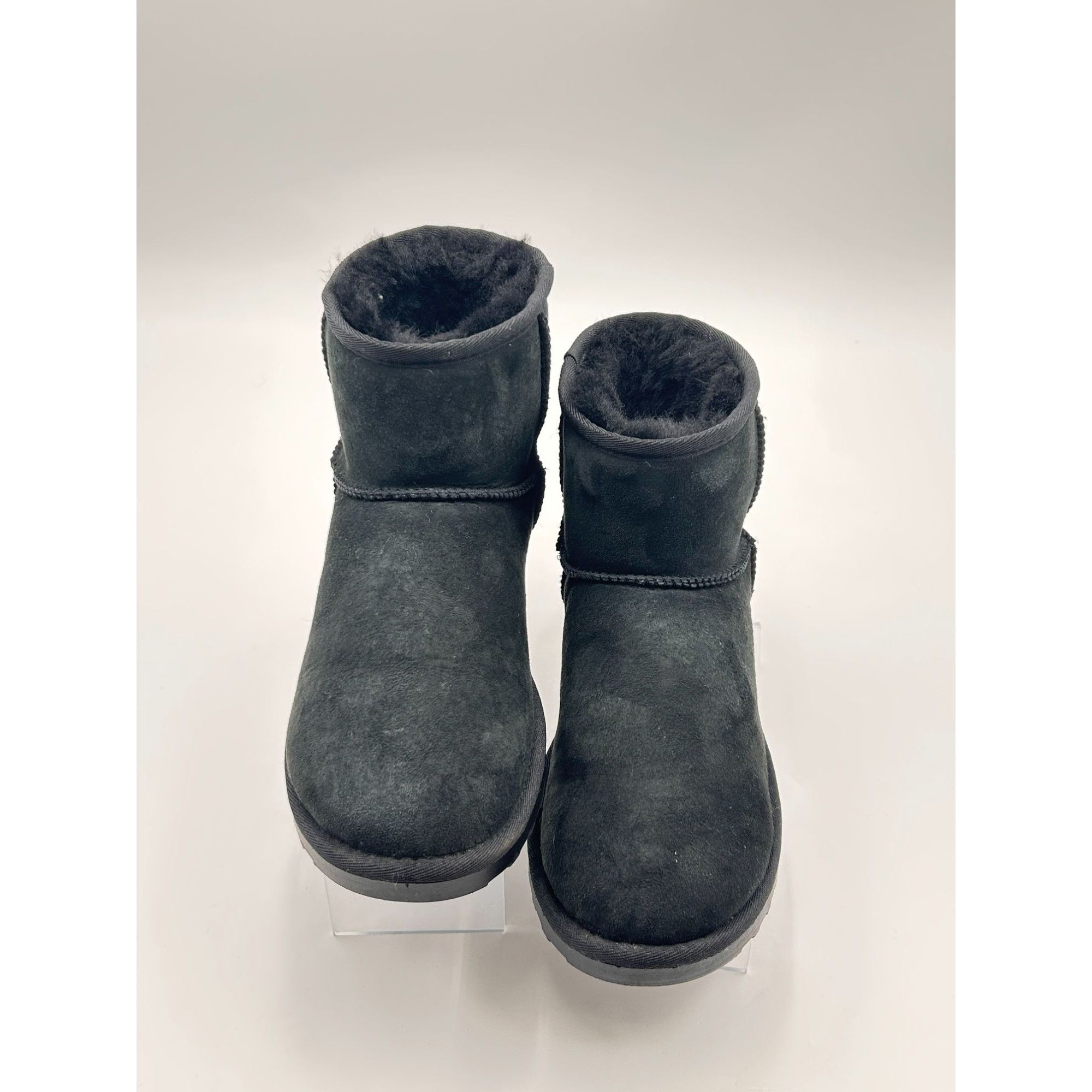 Other Kirkland Signature Shearling Boots Women 8 Black Suede Short Size US 8 / IT 38 - 5 Thumbnail