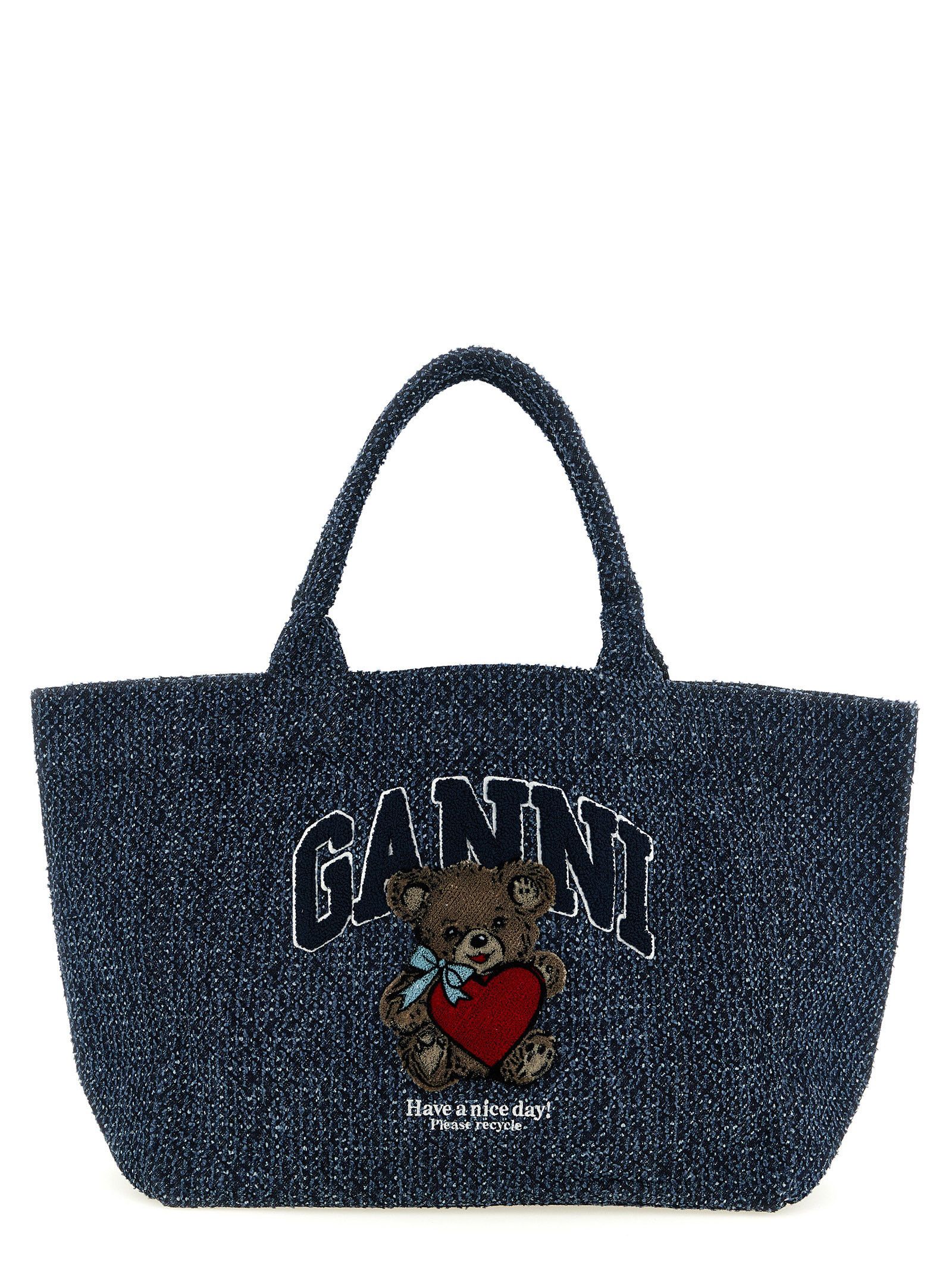 Ganni Medium 'Bear' Shopping Bag Size ONE SIZE - 1 Thumbnail