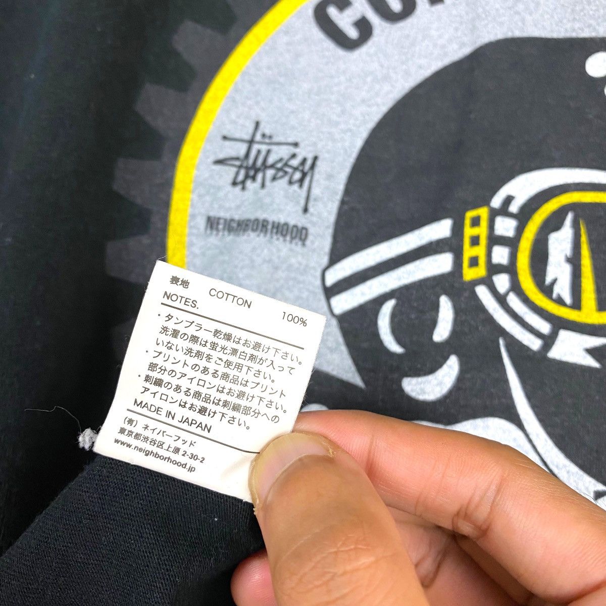 Neighborhood × Stussy NEIGHBORHOOD x STUSSY Conspiracy Graphic Tee Size US M / EU 48-50 / 2 - 10 Thumbnail