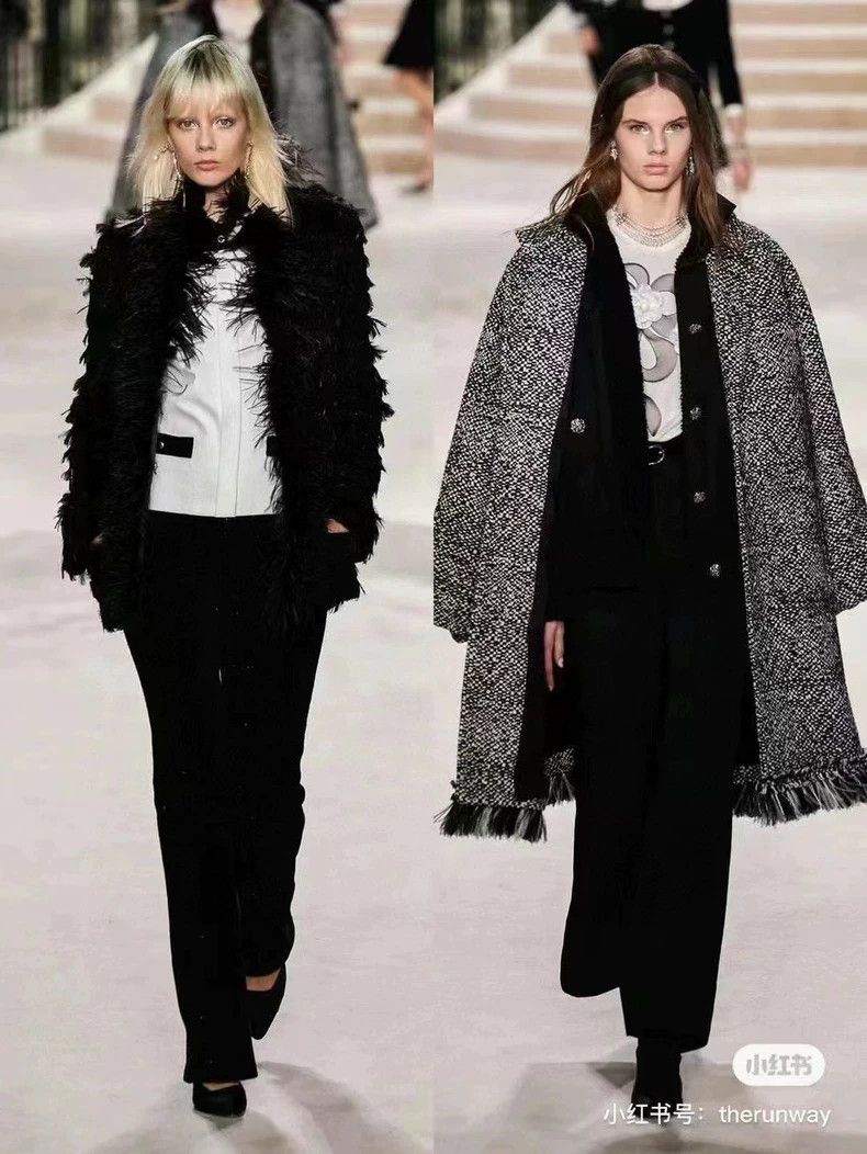 Chanel Chanel 20A tweed braided and stitched feather coat Size XS / US 0-2 / IT 36-38 - 6 Thumbnail