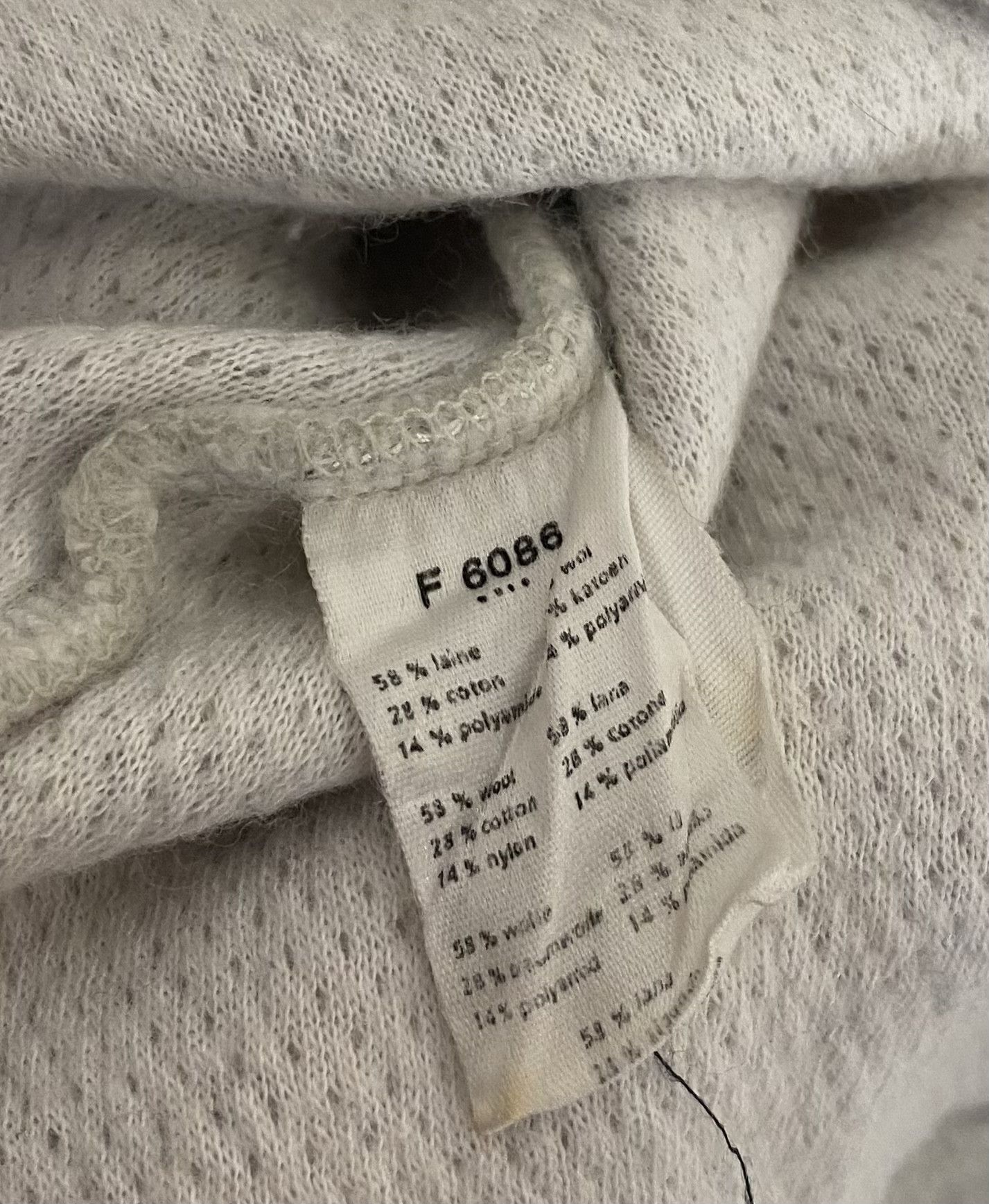 Lacoste Vintage LACOSTE Grey Wool Sweatshirt M472 Size US L / EU 52-54 / 3 - 7 Thumbnail