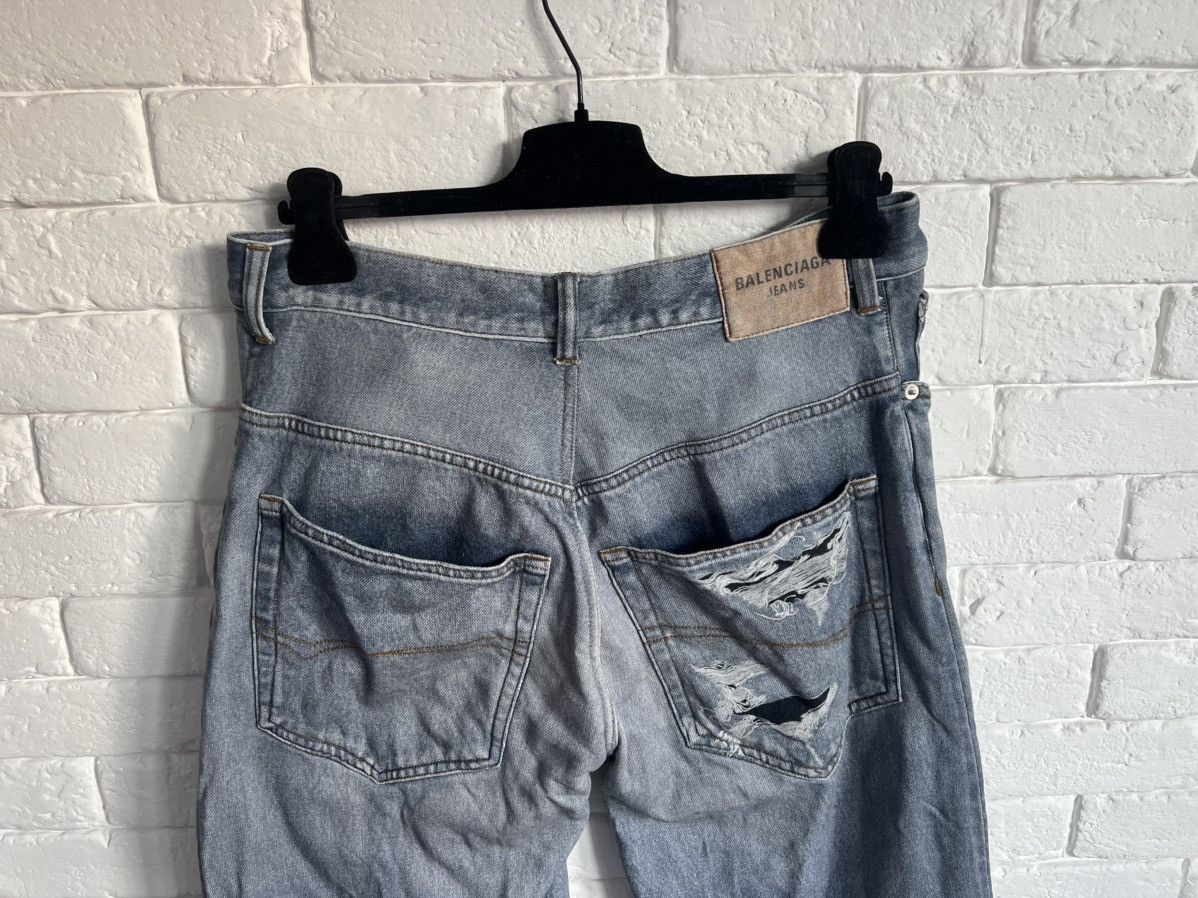 Balenciaga M size Balenciaga Trompe loeil „denim” Size US 32 / EU 48 - 5 Thumbnail