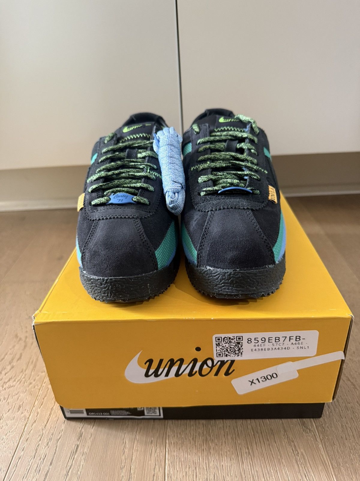 Nike Nike Cortez Classic x Union LA Off Noir Size 8.5 In Hand Size US 8.5 / EU 41-42 - 4 Thumbnail