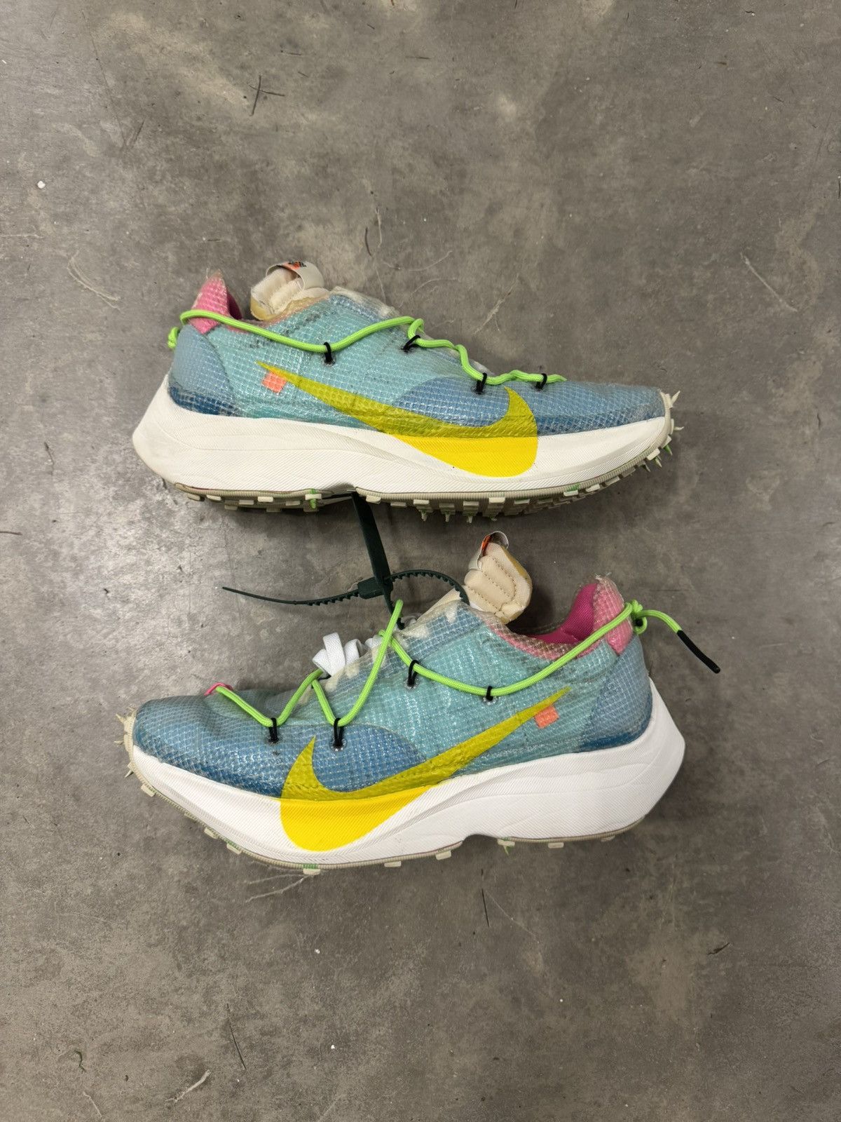 Nike × Off-White Nike Vapor Street WMNS Off-White Polarized Blue Size 12W Size US 12 / IT 42 - 2 Thumbnail