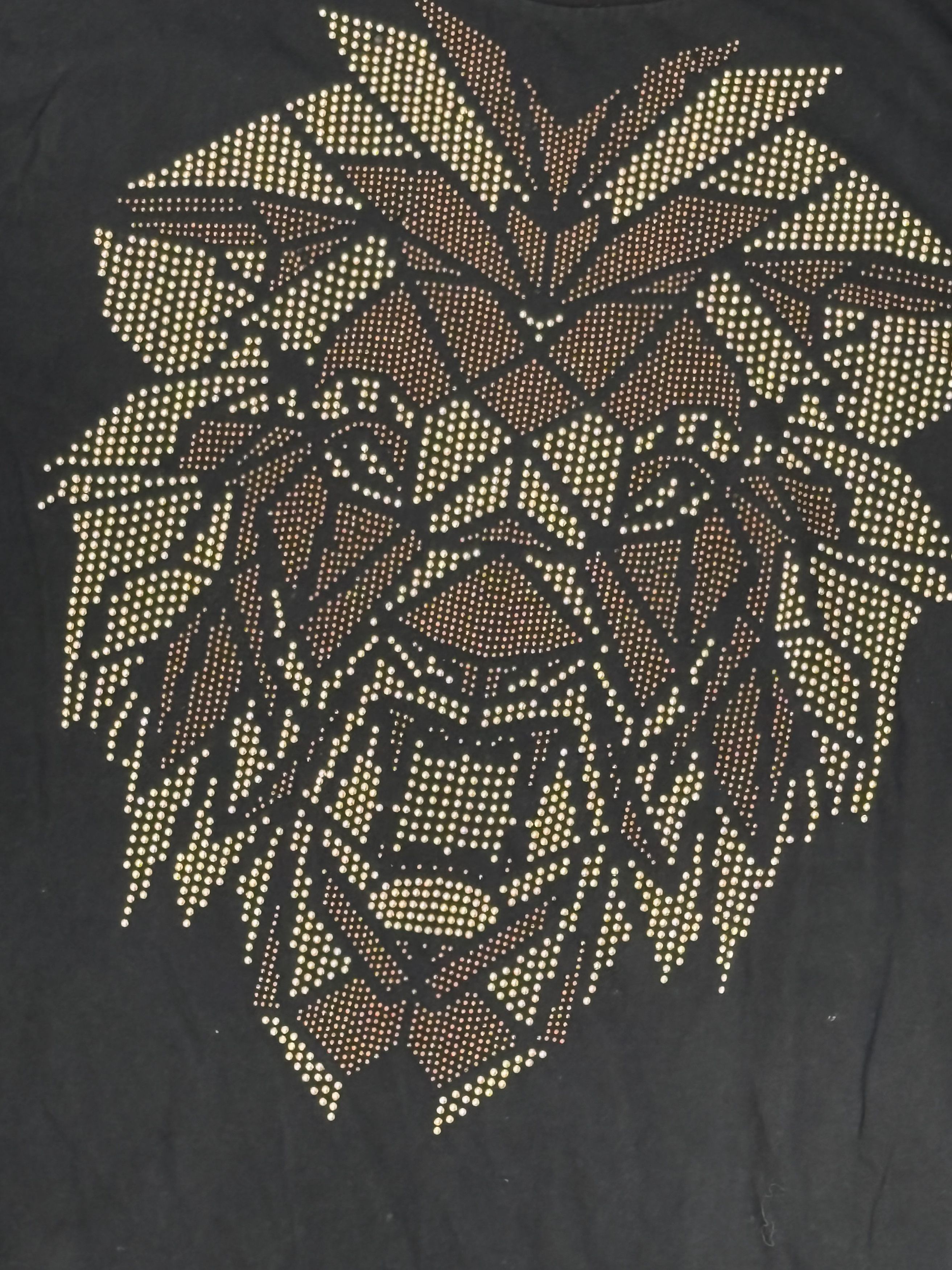 Sean John Sean John Black t-shirt w/sequined Tiger logo szXL #skater Size US XL / EU 56 / 4 - 2 Thumbnail