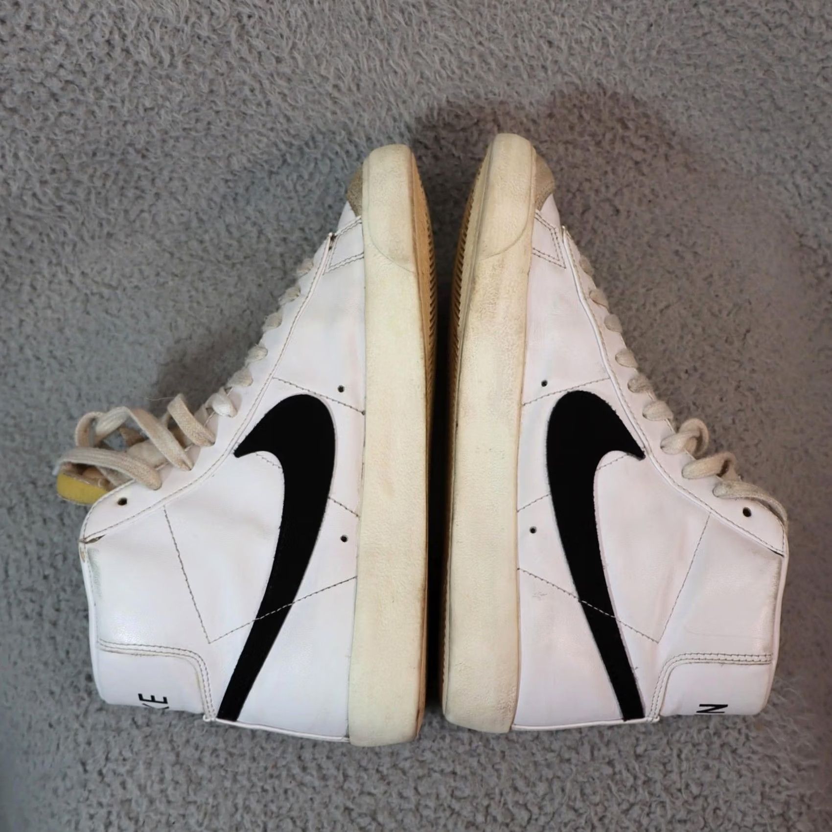 Nike Nike Womens Blazer Mid '77 Shoes White Blk US 9 Sneaker Casual Comfort Leather Lace Up CZ1055-100 Size M / US 6-8 / IT 42-44 - 7 Thumbnail
