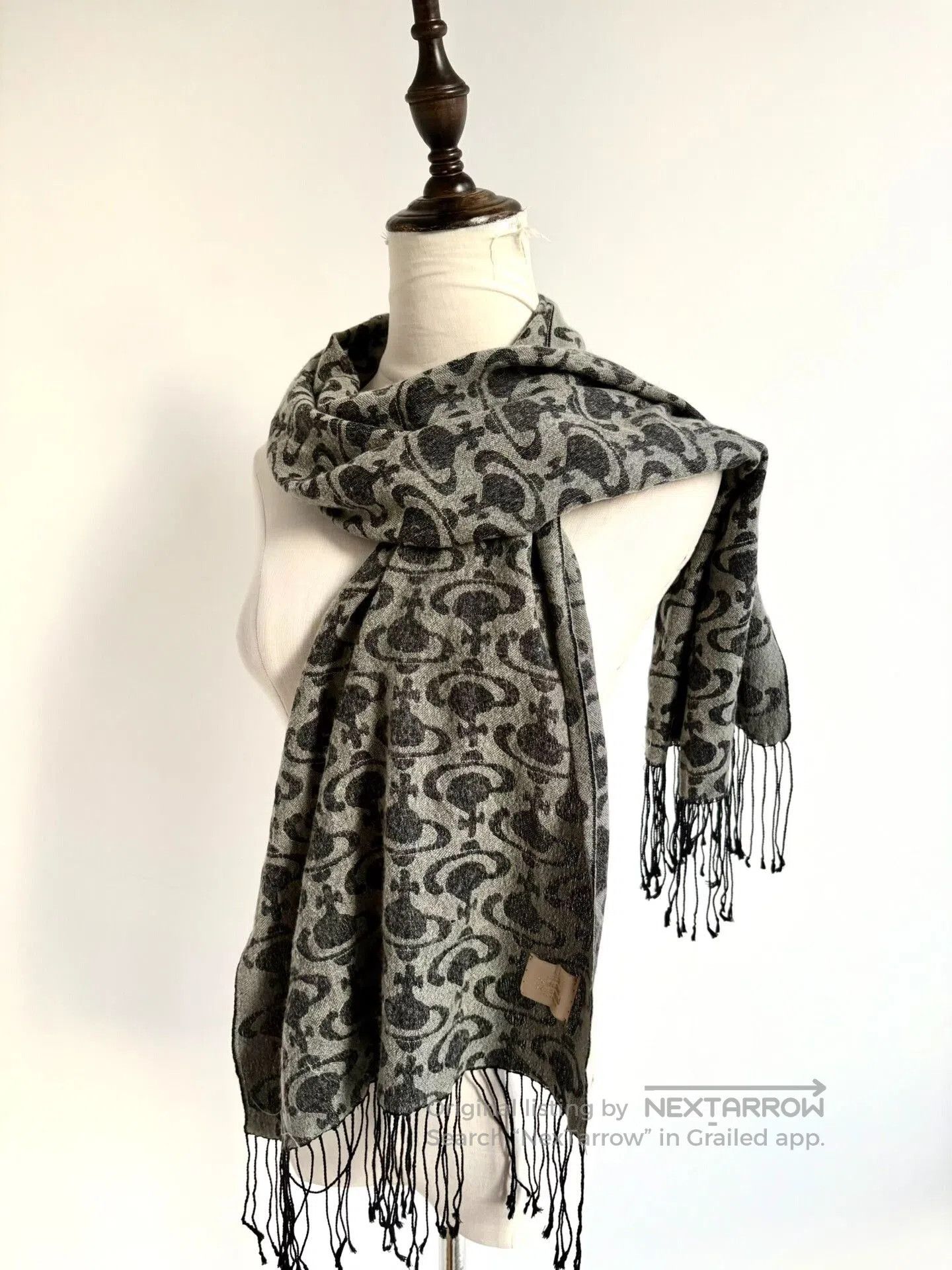 Vivienne Westwood vivienne westwood gray printed scarf. Size ONE SIZE - 3 Thumbnail
