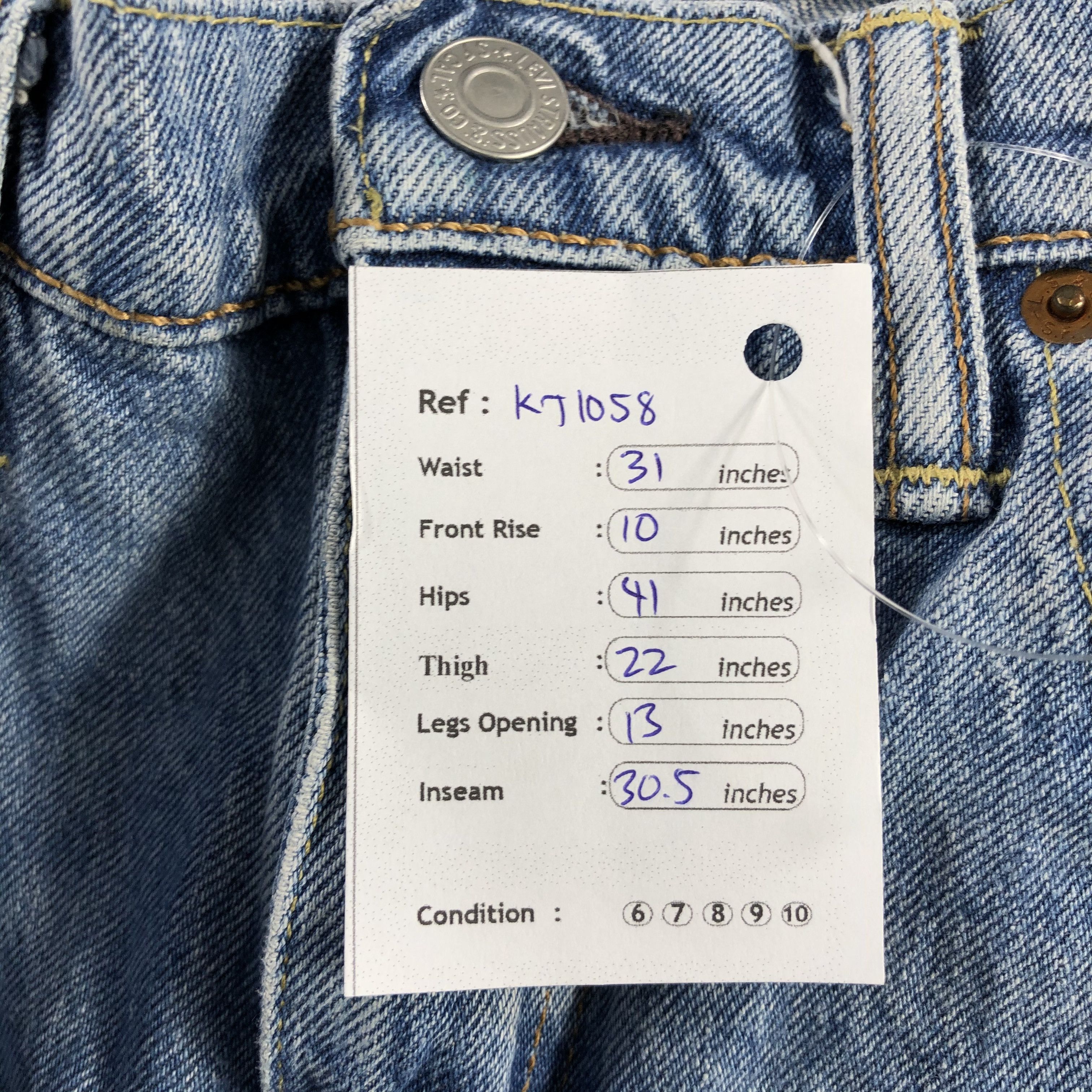 Levi's Levi's 507 Jeans Medium Wash Denim KJ1058 Size US 30 / EU 46 - 15 Thumbnail