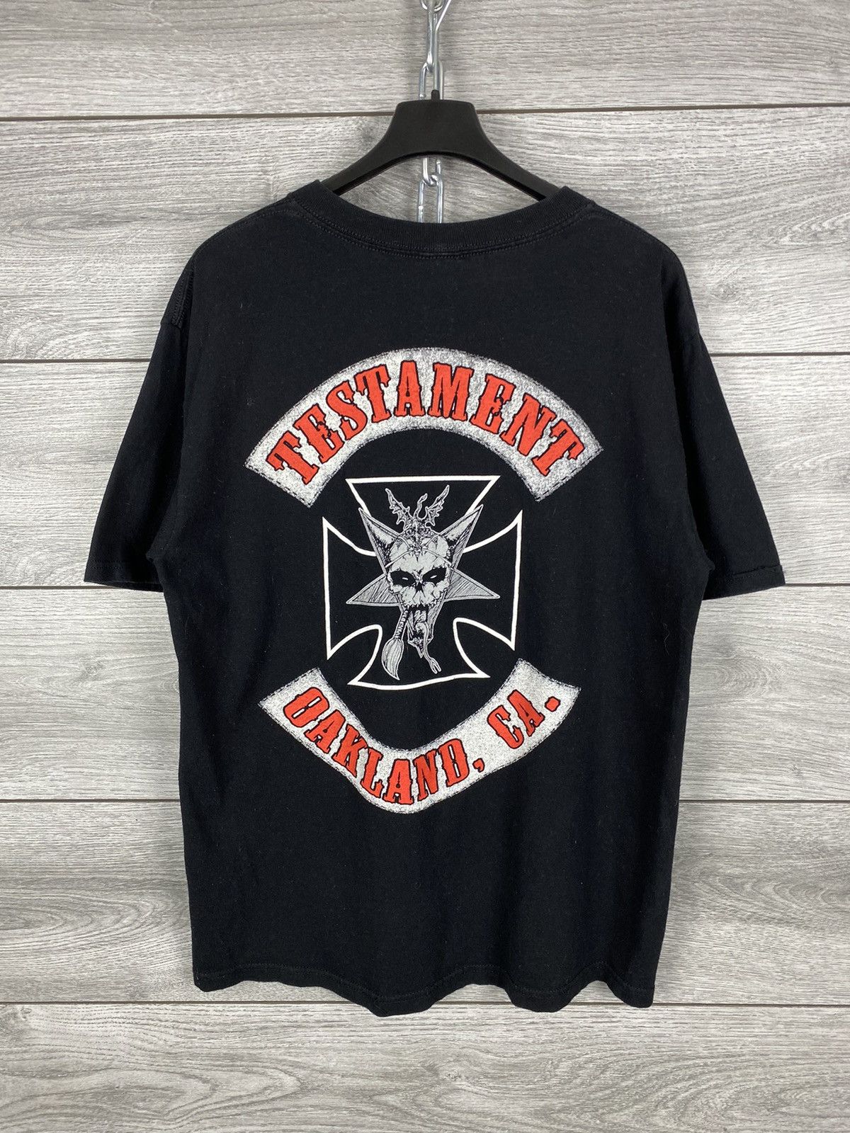 Band Tees Vintage Testament “Bay Area Thrashers” Flame Tee Size US M / EU 48-50 / 2 - 1 Thumbnail