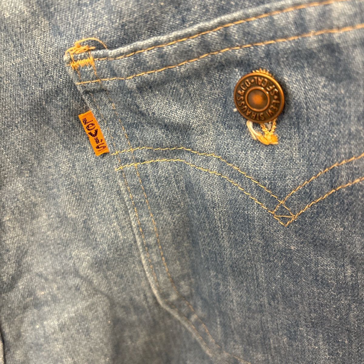 Levi's Vintage Clothing Vintage Orange Tag Flared Fashion Levi’s 1970s Size US 28 / EU 44 - 1 Thumbnail