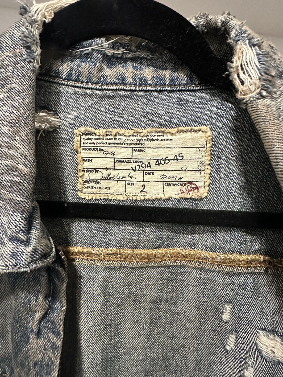 No Faith Studios No Faith Studios Denim Jacket Size US M / EU 48-50 / 2 - 3 Thumbnail