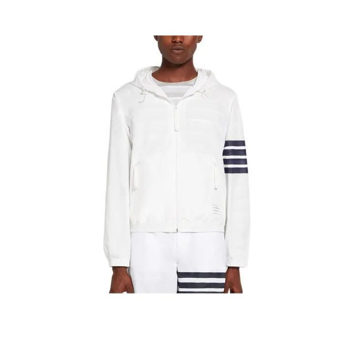 Thom Browne Thom Browne Hooded Zip Jacket for Men -2507 Size US M / EU 48-50 / 2 - 7 Thumbnail