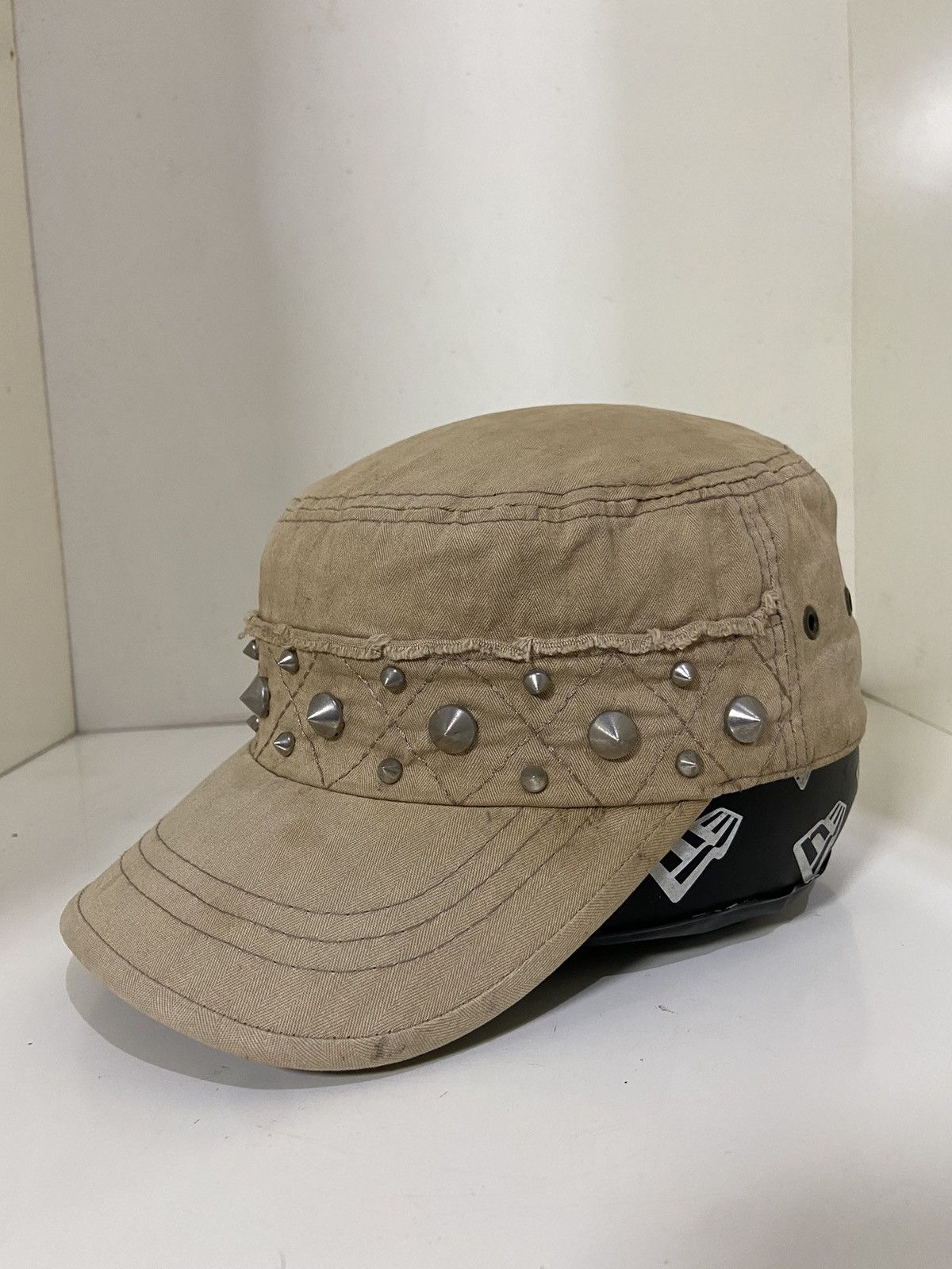 If Six Was Nine 2000s punk studded button patrol hat Size ONE SIZE - 3 Thumbnail