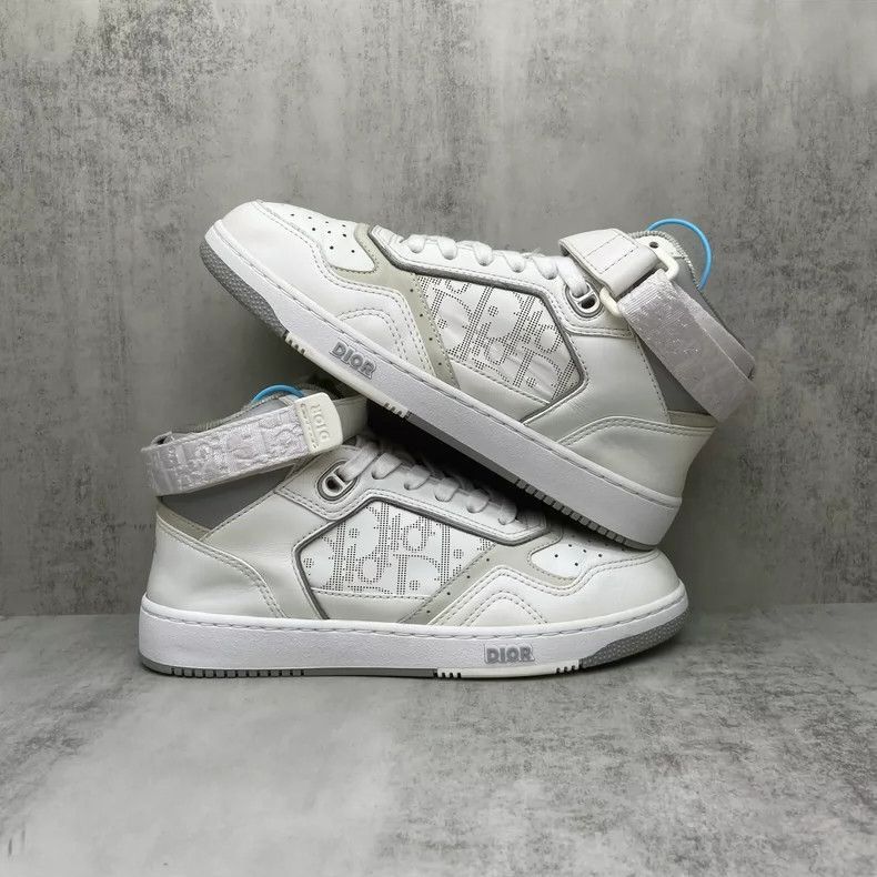 Dior Dior B27 High Top Sneakers in White-2506 Size US 6 / EU 39 - 2 Thumbnail