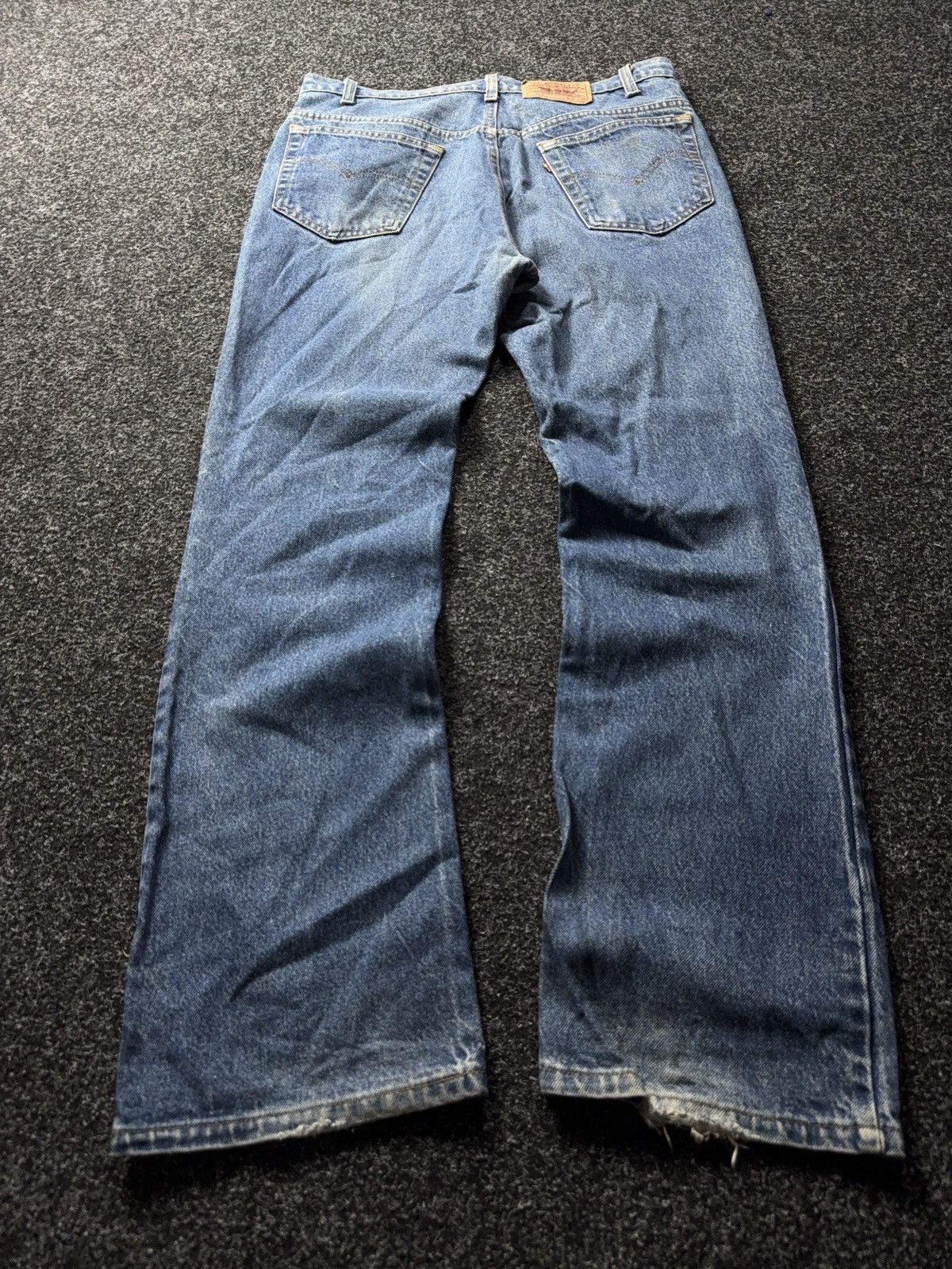 Levi's Vintage Clothing Archive Vintage 90s Levi’s 517 Made in USA Bootcut Jeans Size US 35 - 17 Thumbnail