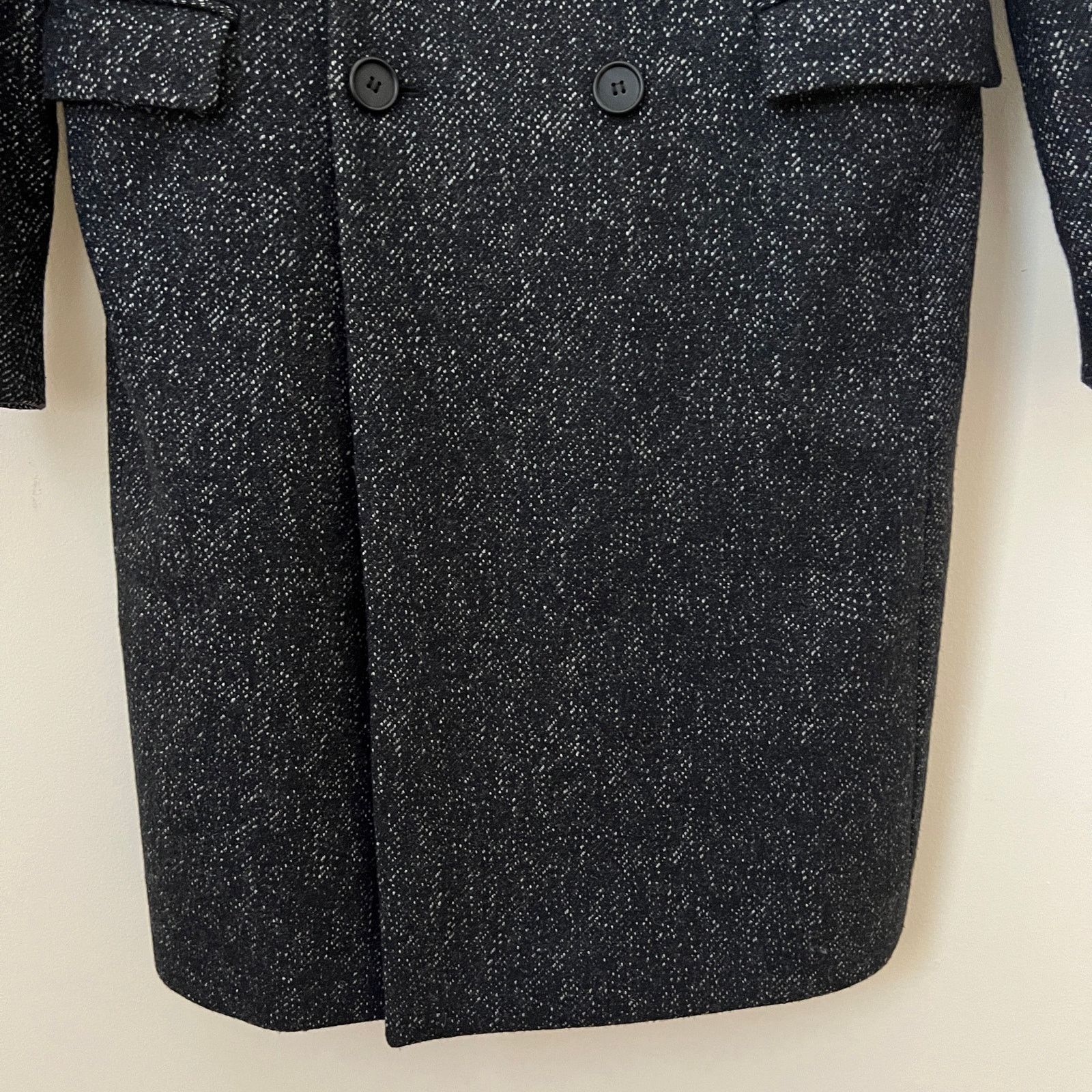 Allsaints AllSaints REFINE COAT Charcoal Gray Wool Blend Mens Size 36 Size US S / EU 44-46 / 1 - 3 Thumbnail