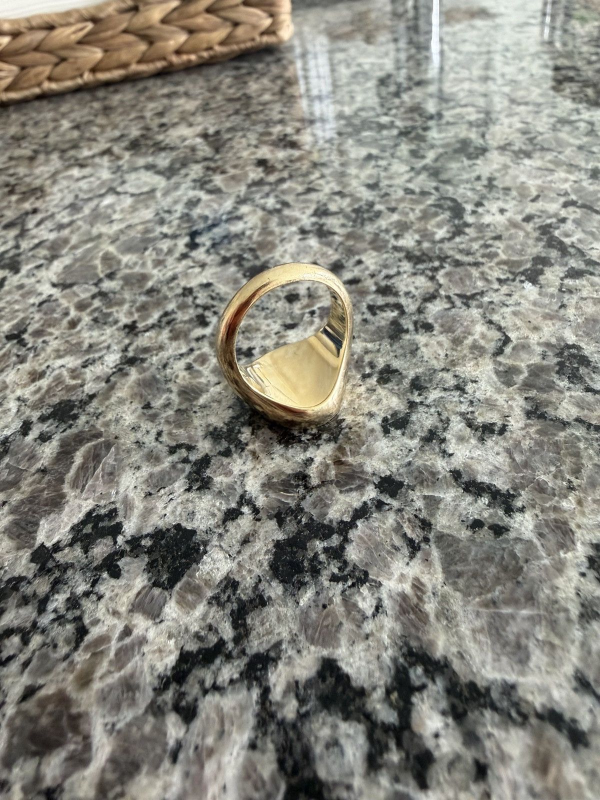Palace Palace x Mcdonalds solid 9k Gold Signet Ring Size ONE SIZE - 3 Thumbnail