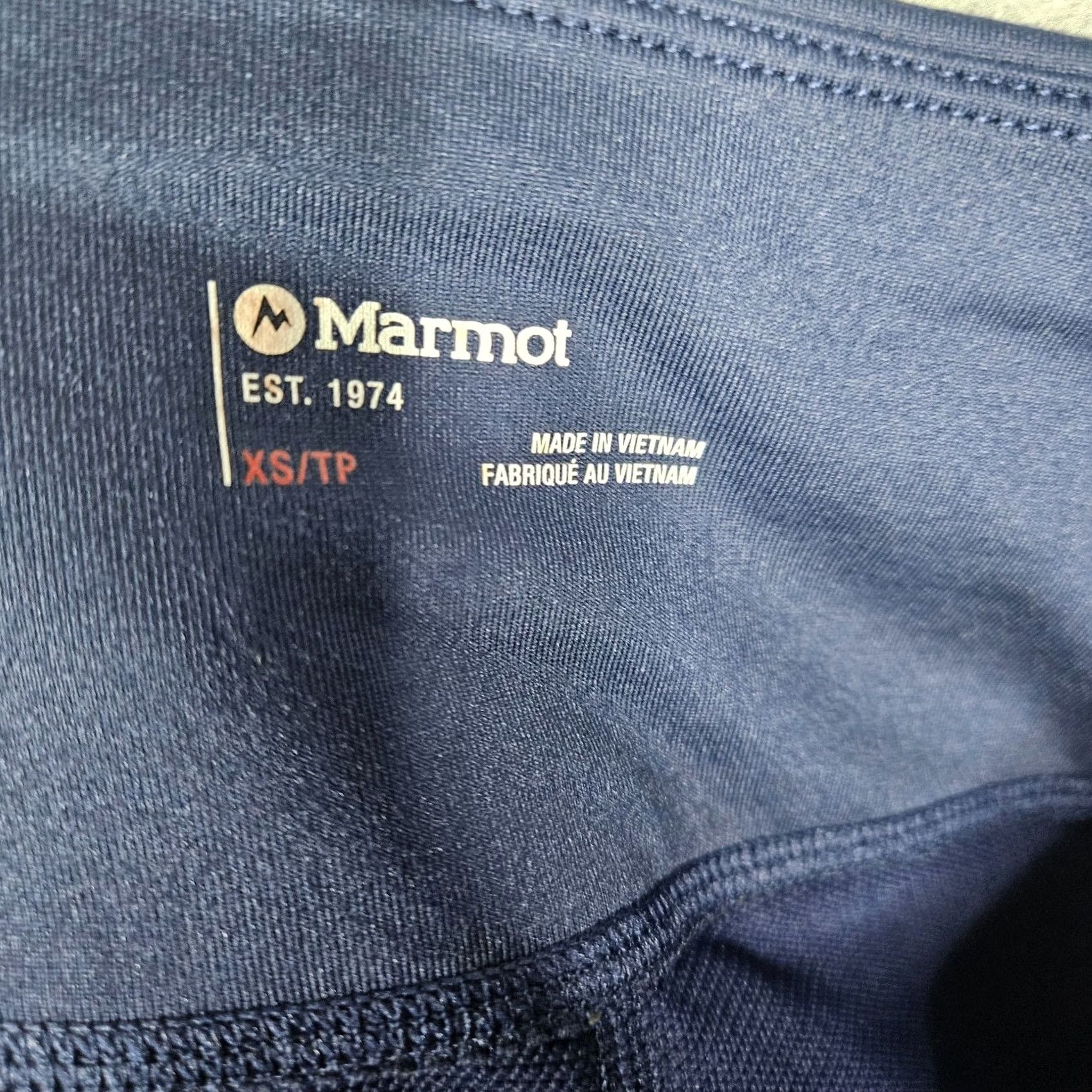 Marmot Marmot Navy Blue Side Pocket Zipper Women's Activewear Ankle Pants XS Pants Women's Navy Blue Marmot Side Pocket Zipper Ankle Pants XS Size 26" / US 2 / IT 38 - 7 Thumbnail