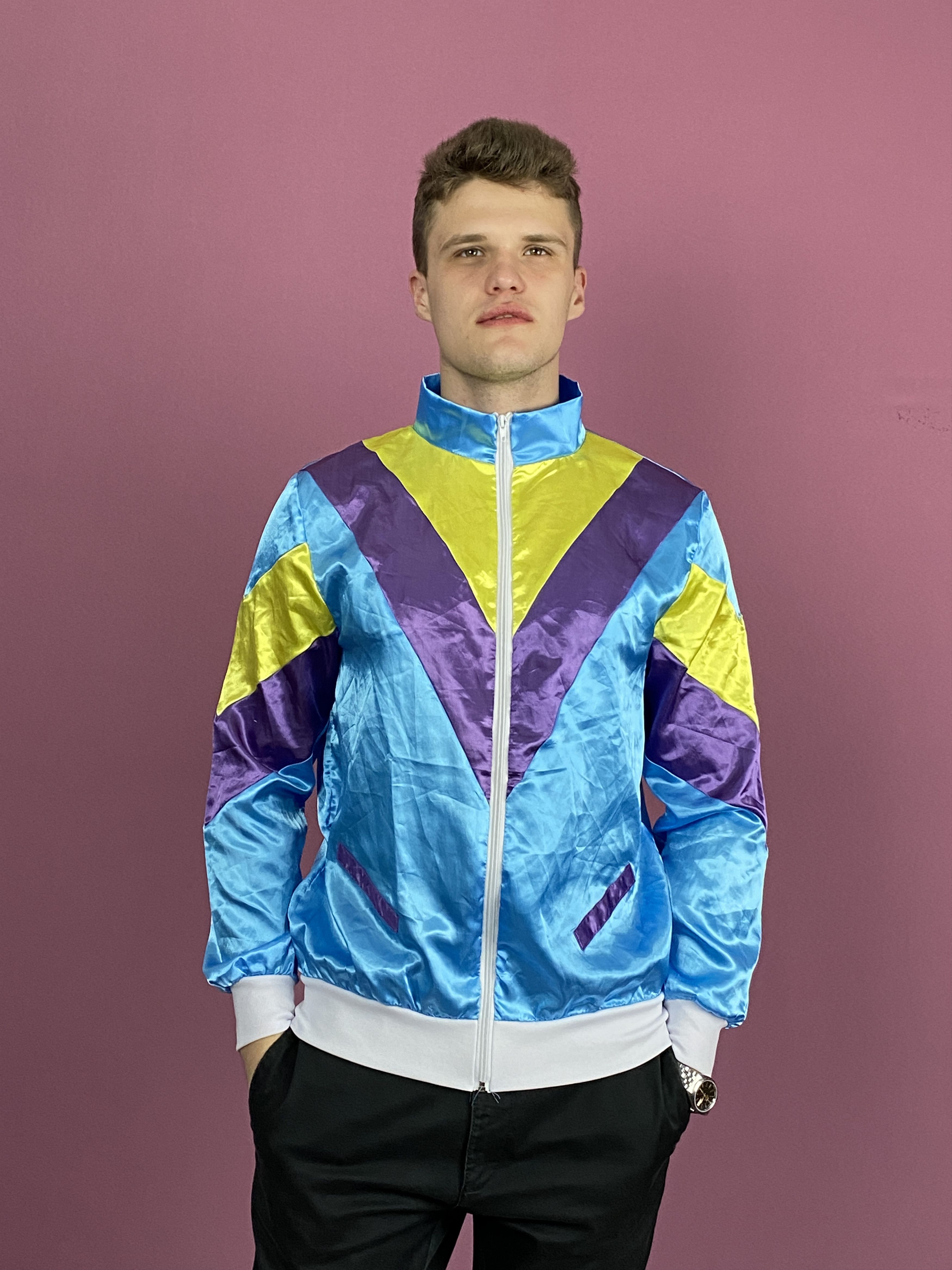 Vintage Smiffys Vintage Men's Festival Windbreaker Jacket - M Size US M / EU 48-50 / 2 - 1 Thumbnail