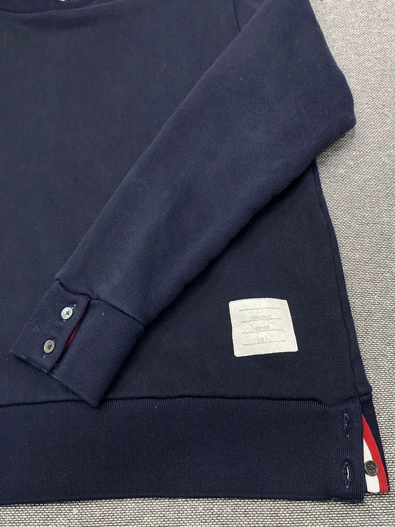 Thom Browne Thom browne Navy blue sweatshirt 2504-Nextarrow Size US XL / EU 56 / 4 - 3 Thumbnail