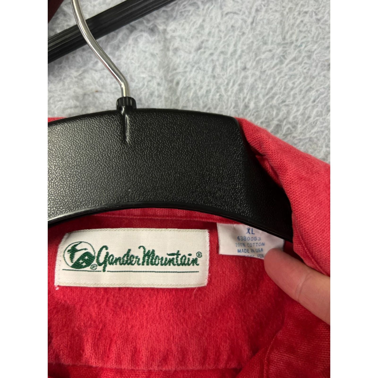 Vintage Gander Mountain Shirt Mens XL Red Button-Up 100% Cotton US Made Plaid Casual Workwear Shirt Men’s XL Red Gander Mountain Button-Up Cotton Shirt Size US XL / EU 56 / 4 - 3 Thumbnail