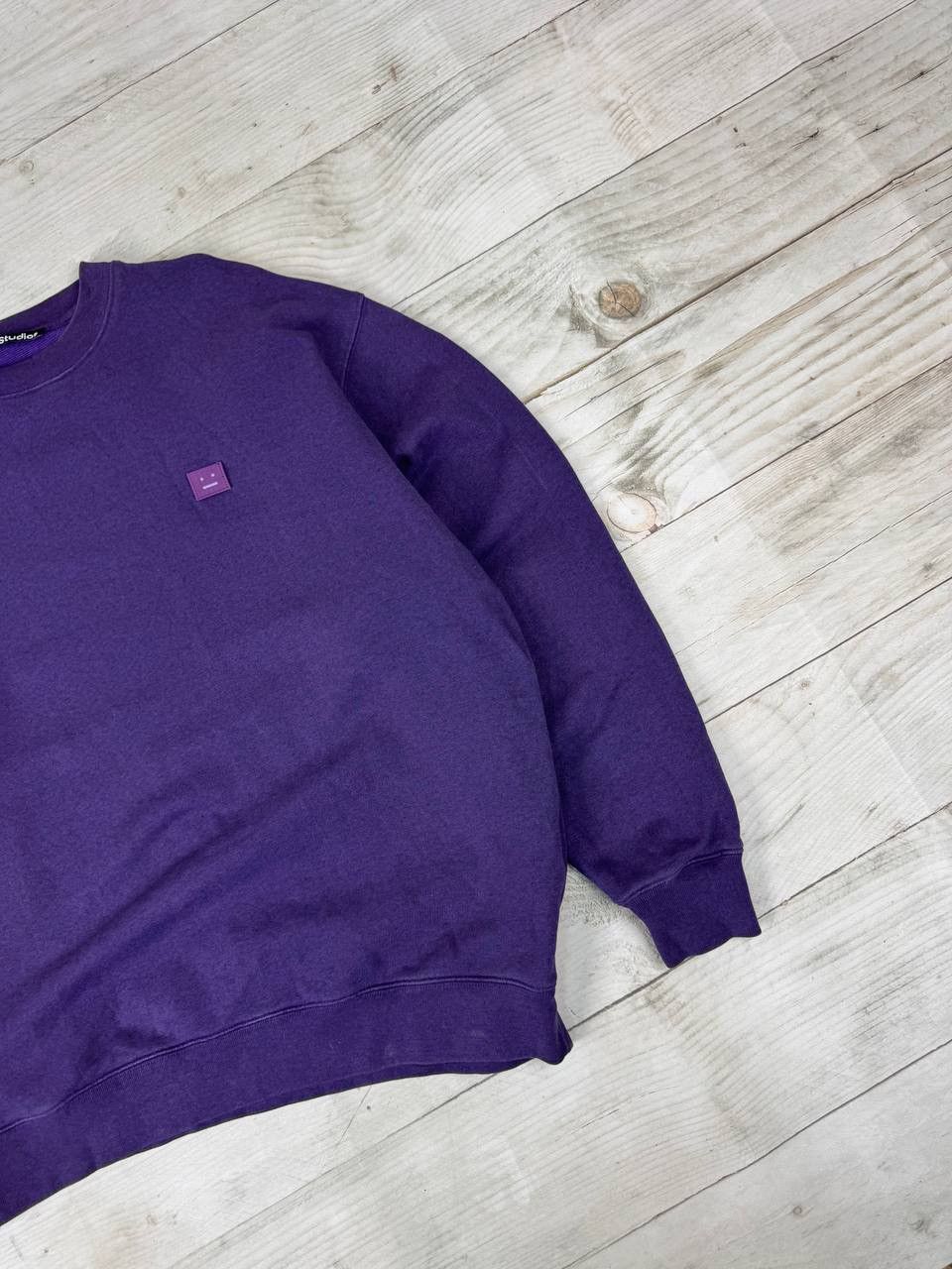 Acne Studios Acne Studios Crew Neck Sweatshirt Oversized Electric Purple Size US S / EU 44-46 / 1 - 4 Thumbnail