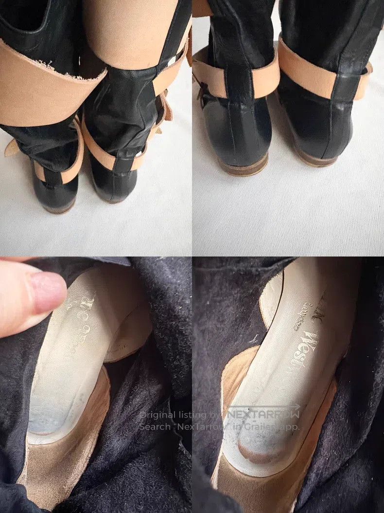 Vivienne Westwood Vivienne Westwood Black Leather Pirate Boots Size US 7.5 / IT 37.5 - 8 Thumbnail