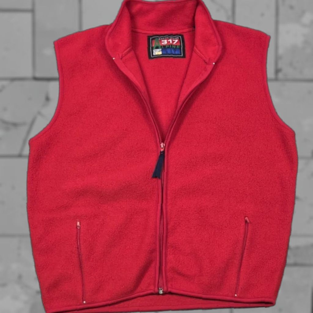 Gap VTG GAP Alpine Racing Series Full Zip Ski Fleece Vest Adult M Red Taiwan Man Size US M / EU 48-50 / 2 - 1 Thumbnail