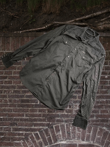 Diesel × Vintage Vintage Diesel Metal Logo Button Up Shirt Y2K Size US L / EU 52-54 / 3 - 1 Thumbnail