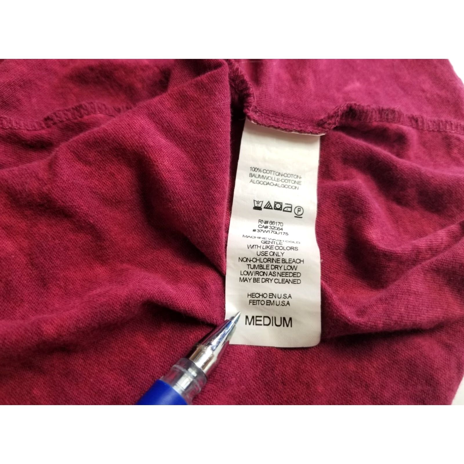 Vintage Kimchi Blue Tank Top Burgundy Ruffle Short Sleeve Size Medium Made In USA Crop Top Blouse Sleeveless Cropped Size M / US 6-8 / IT 42-44 - 6 Thumbnail