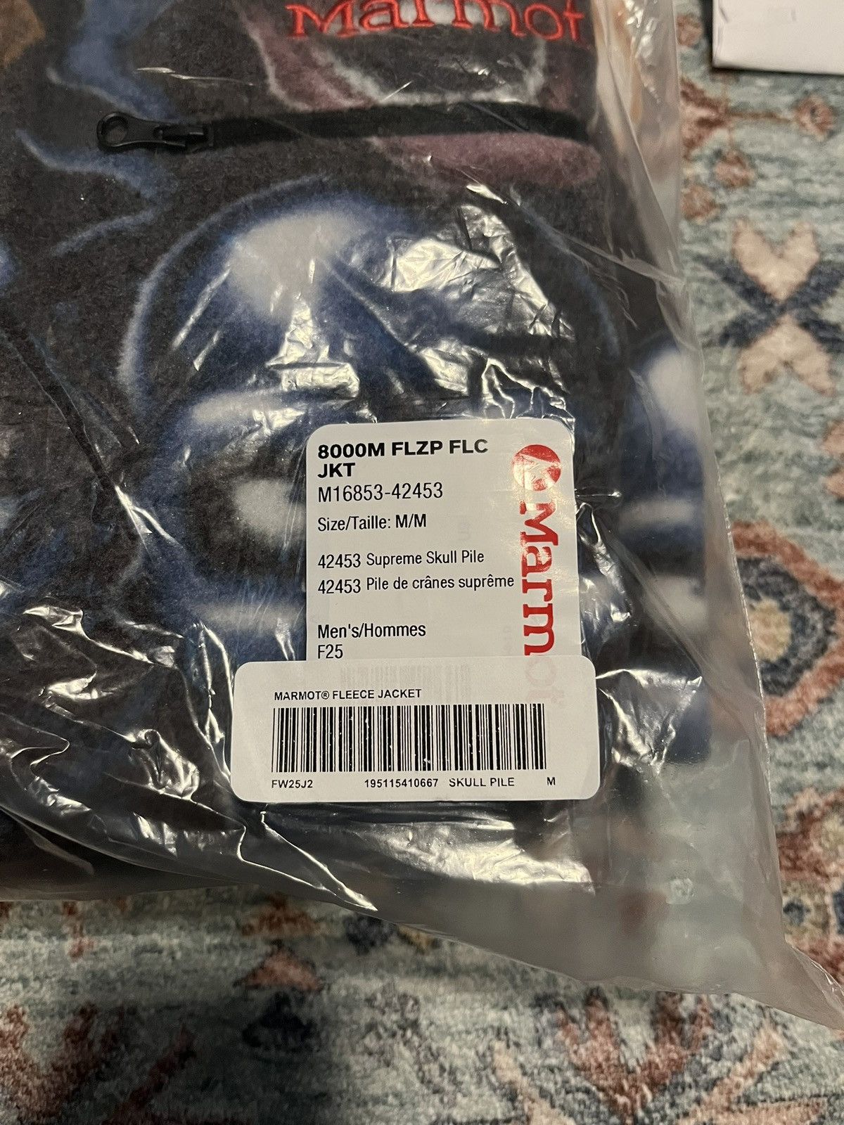 Supreme Supreme Marmot Fleece Jacket “ Multicolor” Size ONE SIZE - 3 Thumbnail